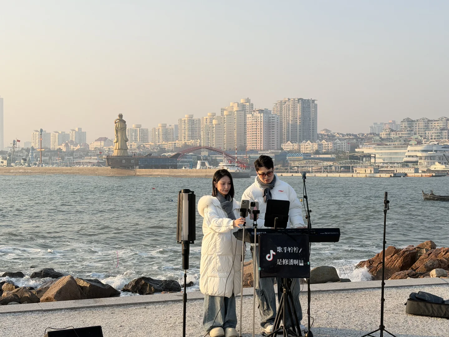 青岛今天这个阳光有点暖