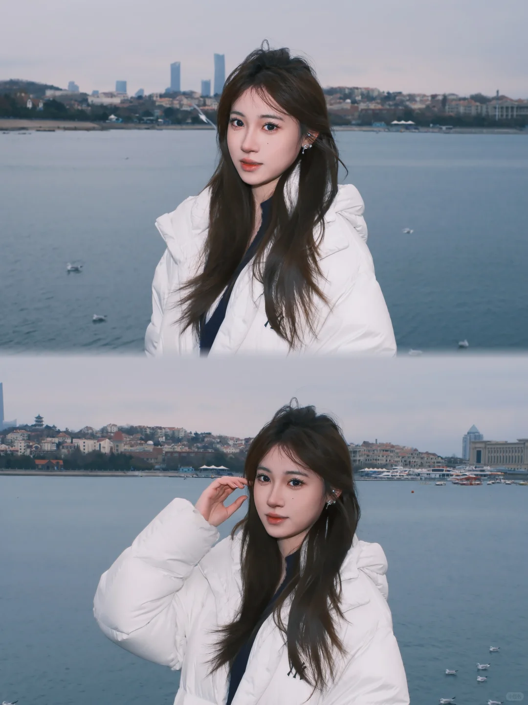 12.04青岛栈桥拍照📸注意饼饼背包‼️粉丝送