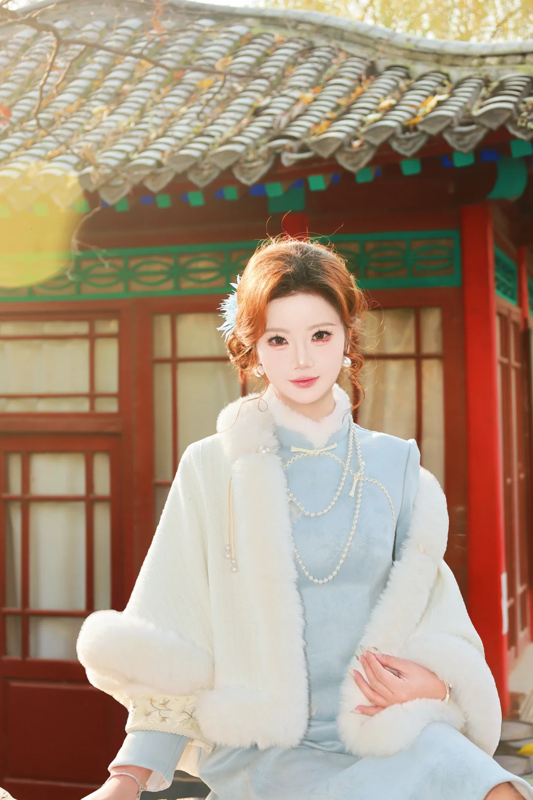 济南陪拍｜又让我拍到温柔旗袍小姐姐啦！！