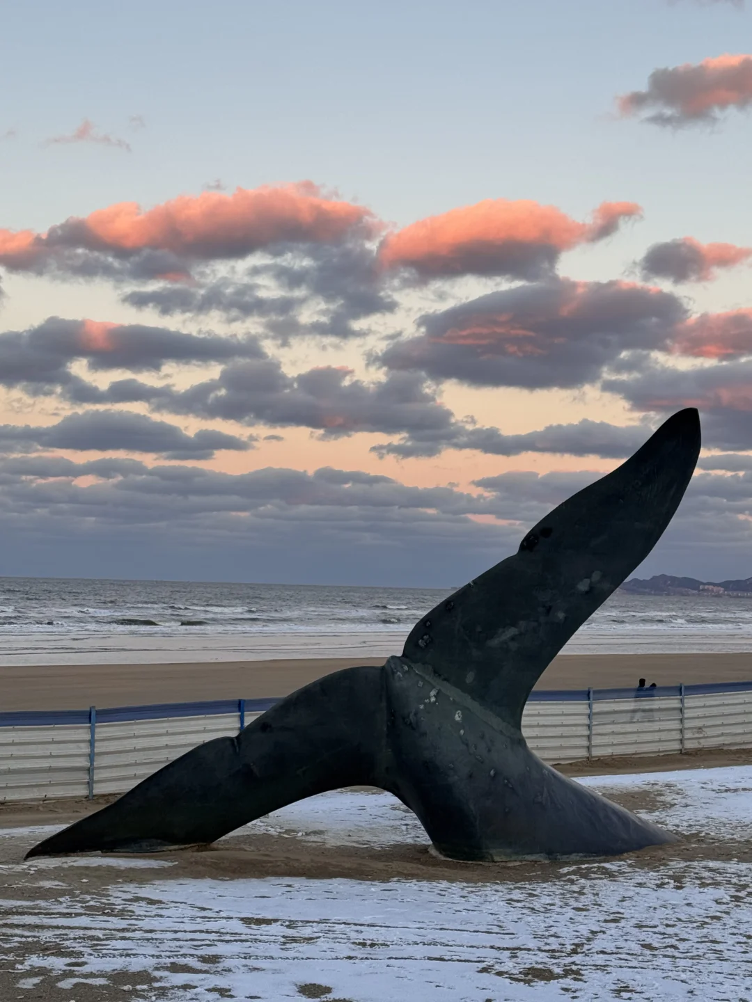12.3烟台晚霞｜冬天的海边其实很美！