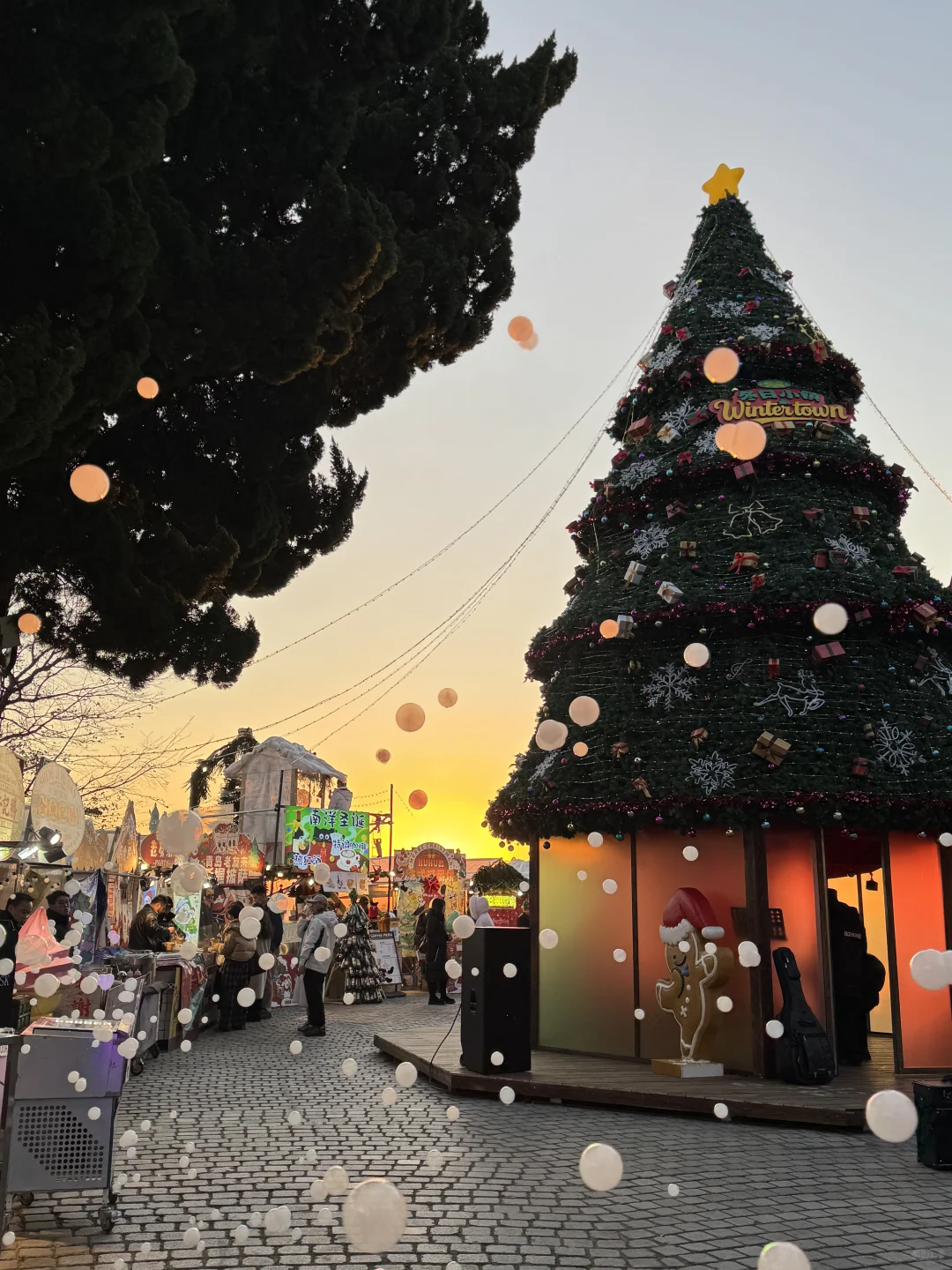 12.5冬日小镇实况❗❗这也太太太太太太浪漫了