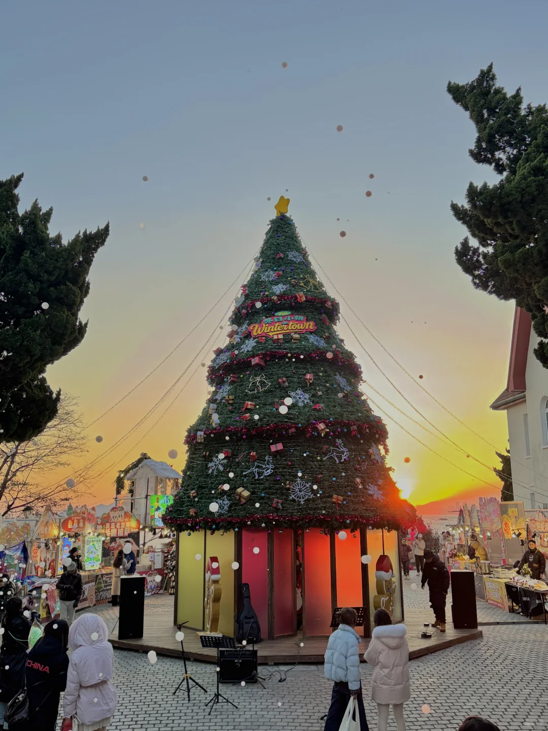 12.5冬日小镇实况❗❗这也太太太太太太浪漫了