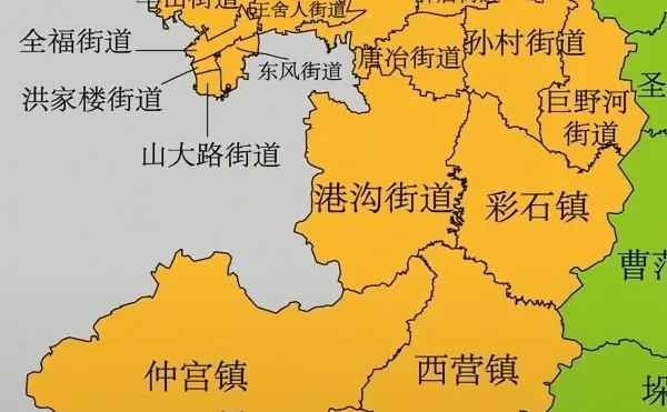 济南历城区各街道名称