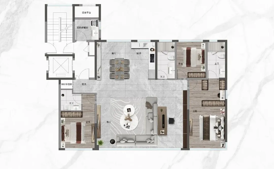 全能宽厅大宅 敬呈烟台