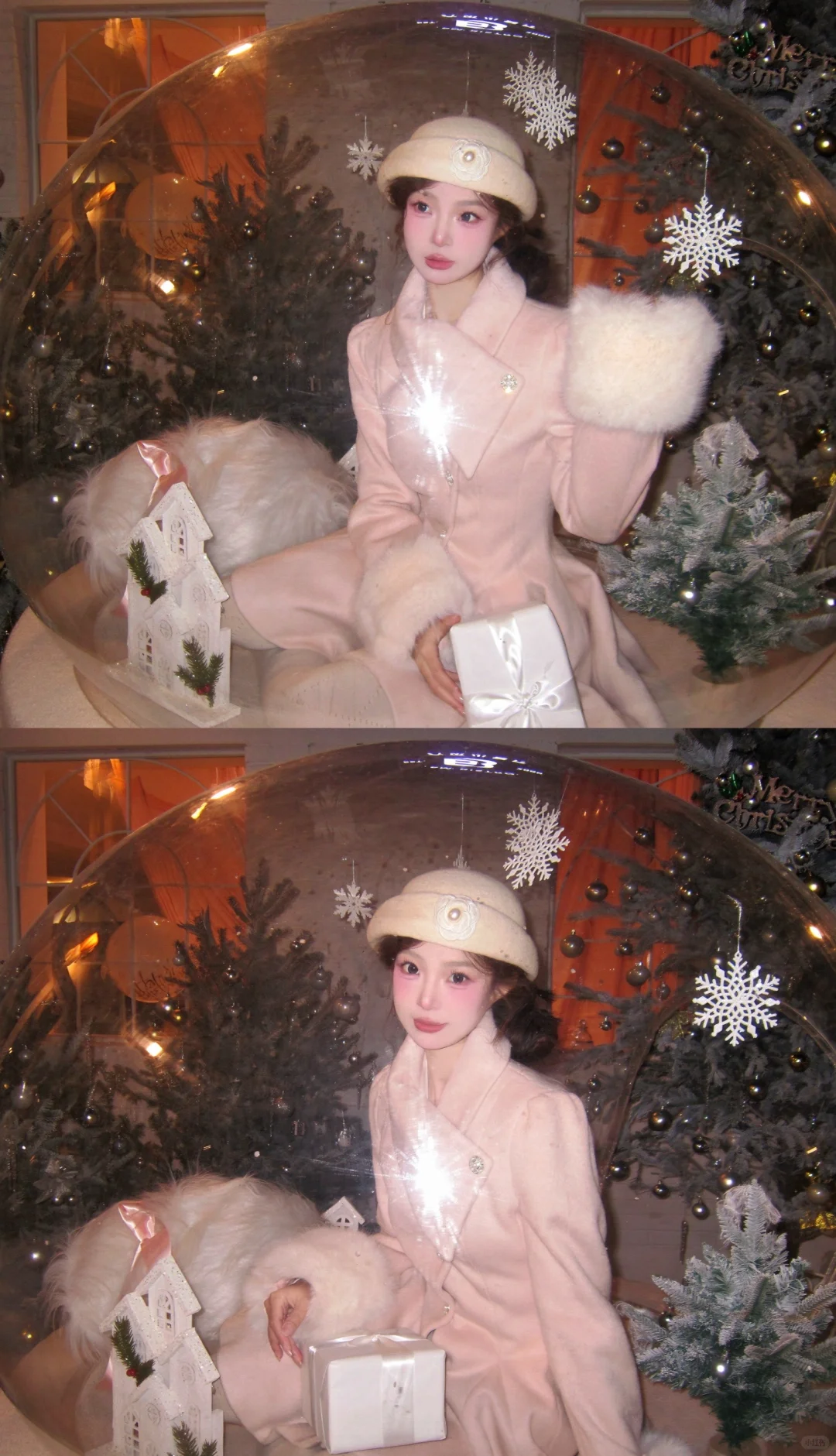 ⸝ ⸝ 🎅🏻🪜 𓍼圣诞氛围超浓郁的餐厅🍴济南