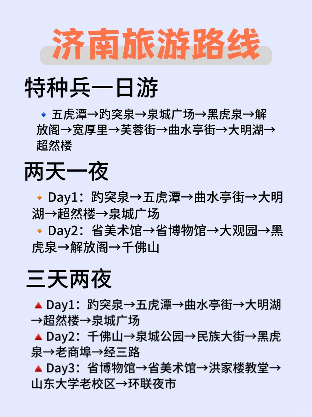 济南❗|攻略看这一篇就够啦😍