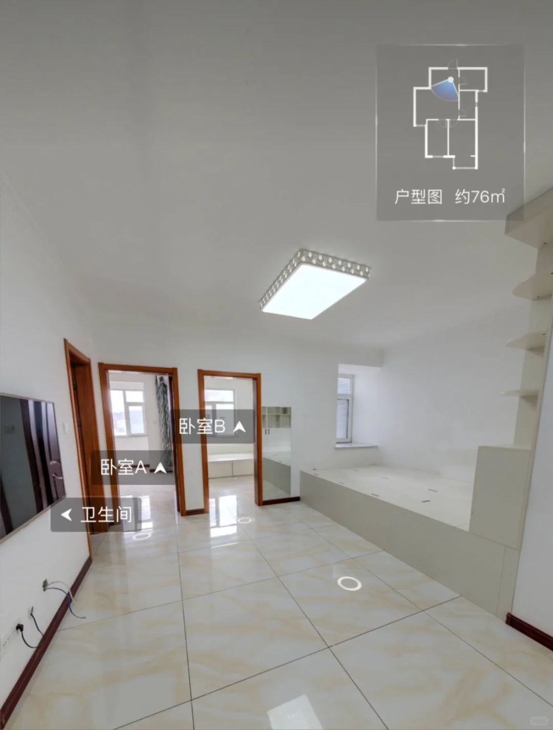 烟台开发区永旺附近三室出租