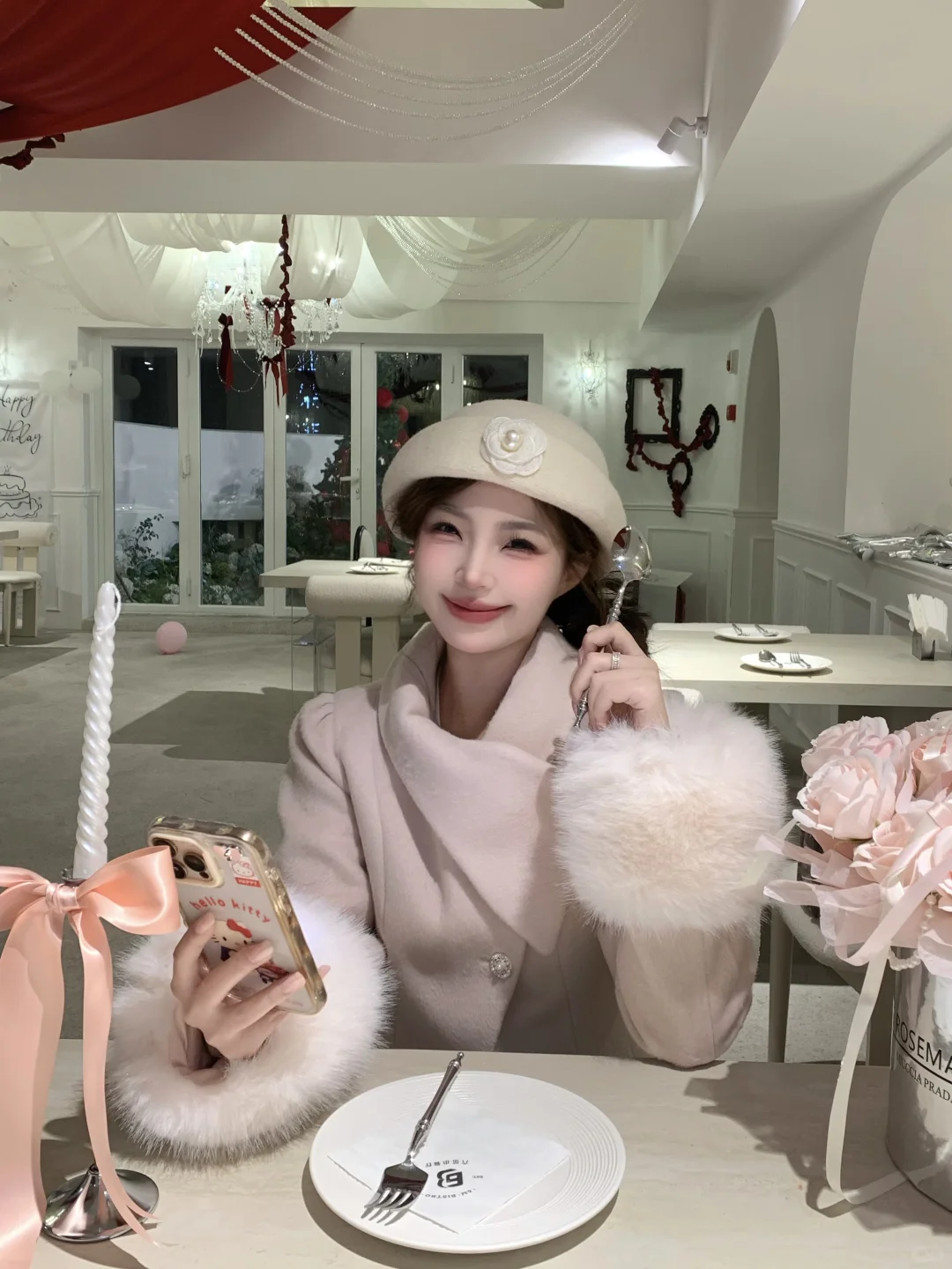 ⸝ ⸝ 🎅🏻🪜 𓍼圣诞氛围超浓郁的餐厅🍴济南