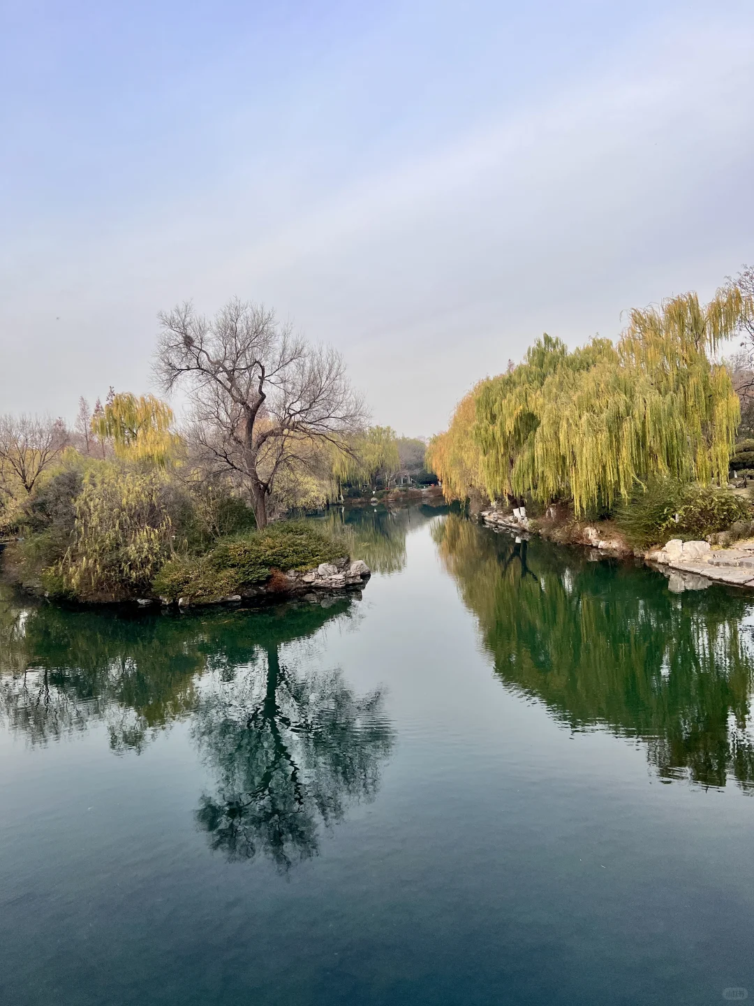 12.7日初冬的绝美大明湖