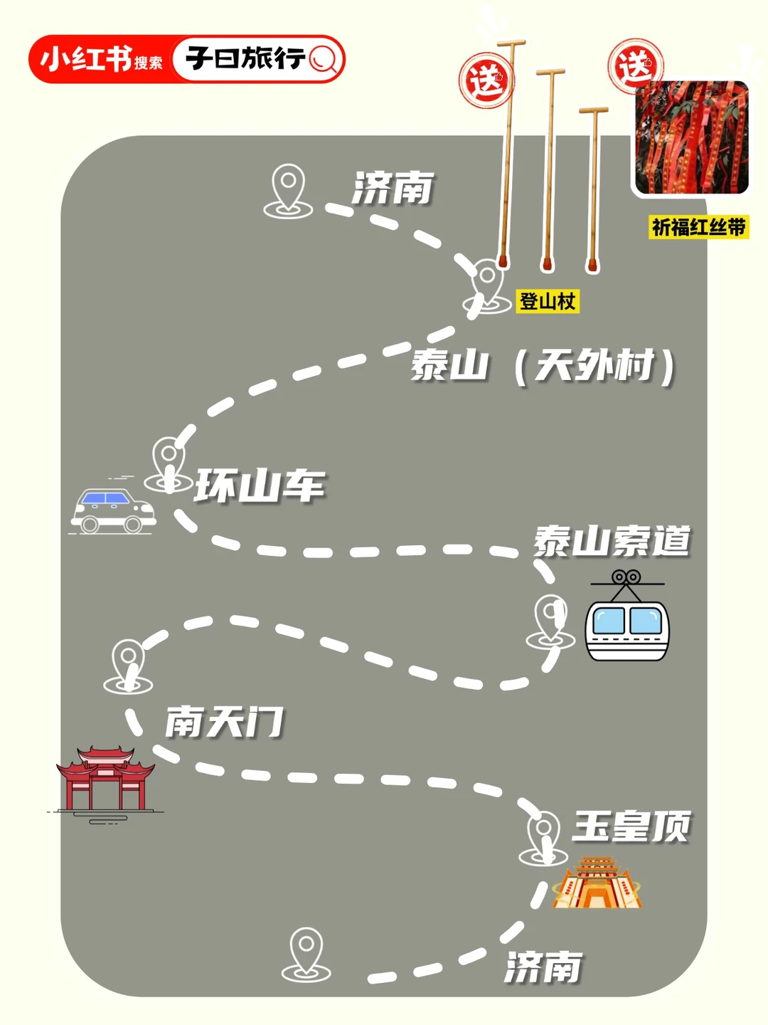 泰山一日游神仙攻略！济南出发路线来了！