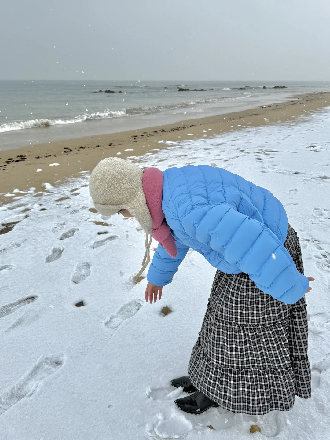 12.13实况，青岛初雪❄️！！美到失语