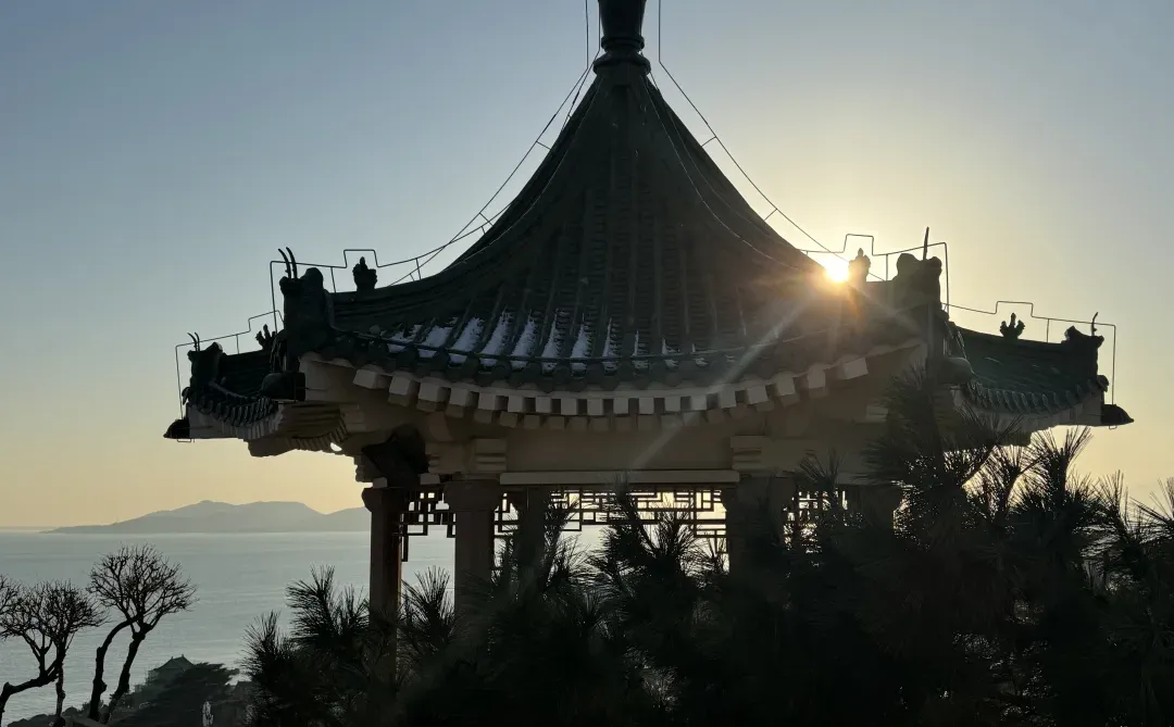 📍12.14号青岛实况 下雪后的青岛真的好美！