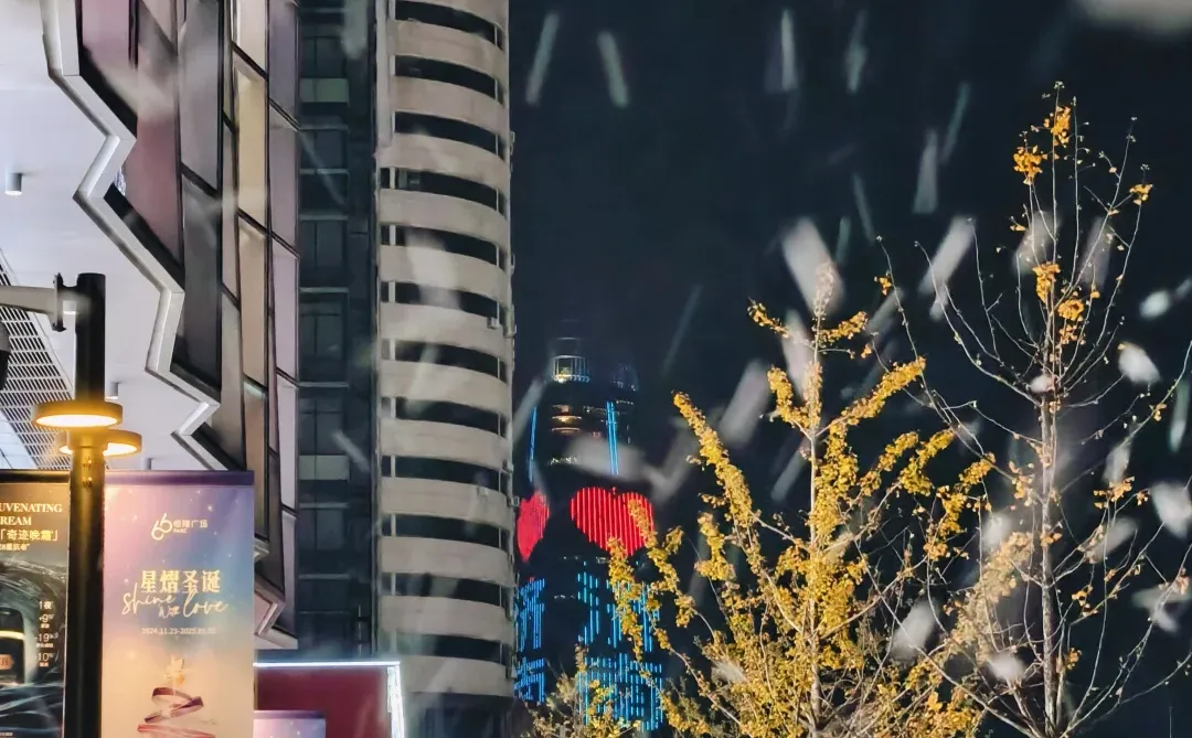 绝美Live！济南初雪就这么拍📷