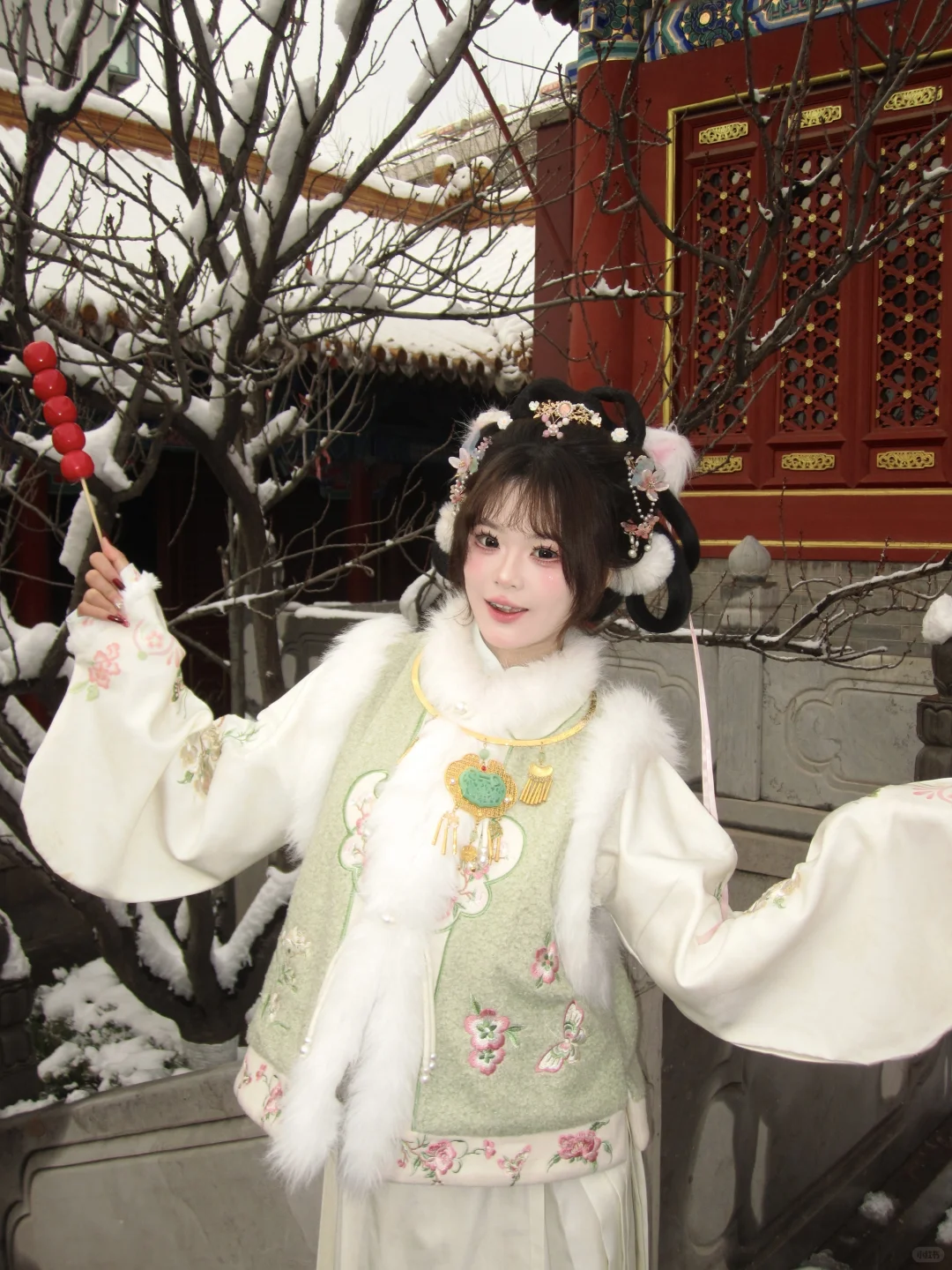 济南陪拍📷女儿心总如水～（阴天初雪版）