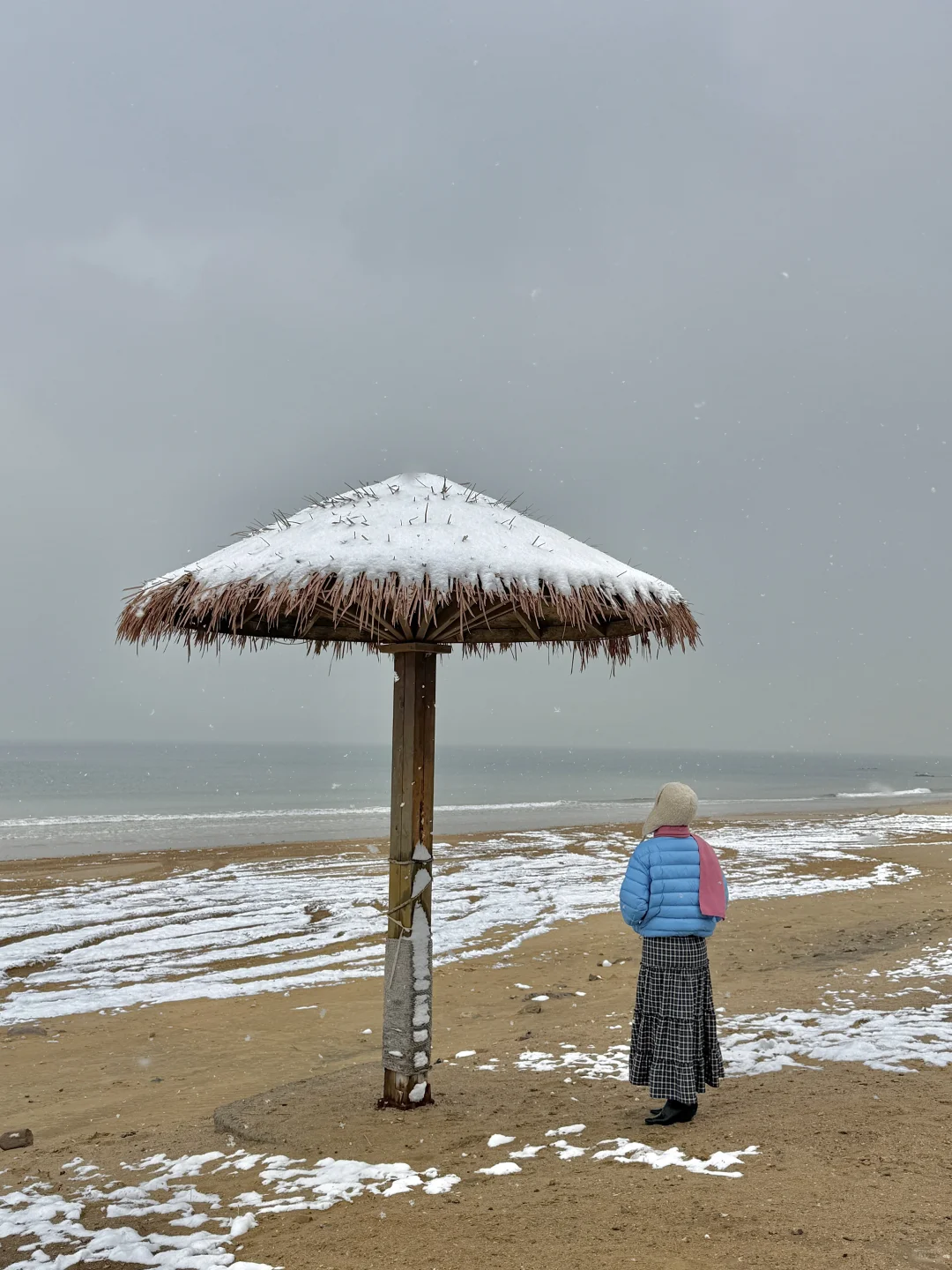 12.13实况，青岛初雪❄️！！美到失语