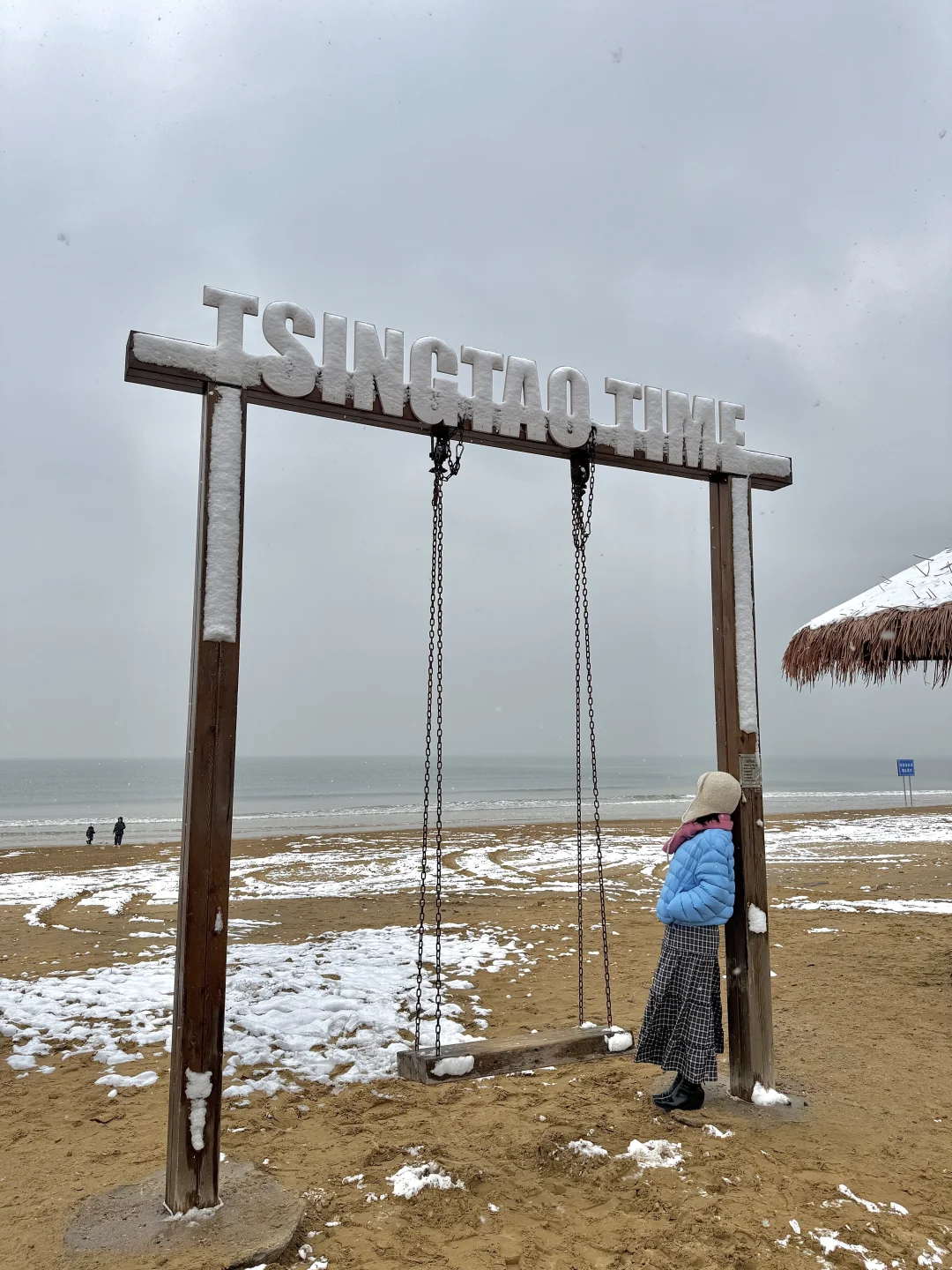 12.13实况，青岛初雪❄️！！美到失语