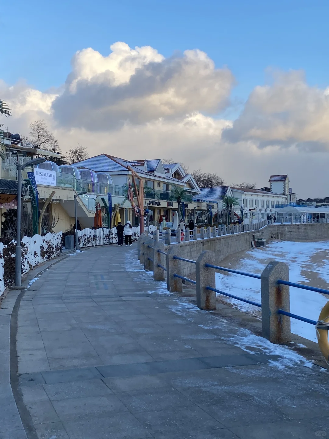 📍雪后的青岛氛围感真的好强！