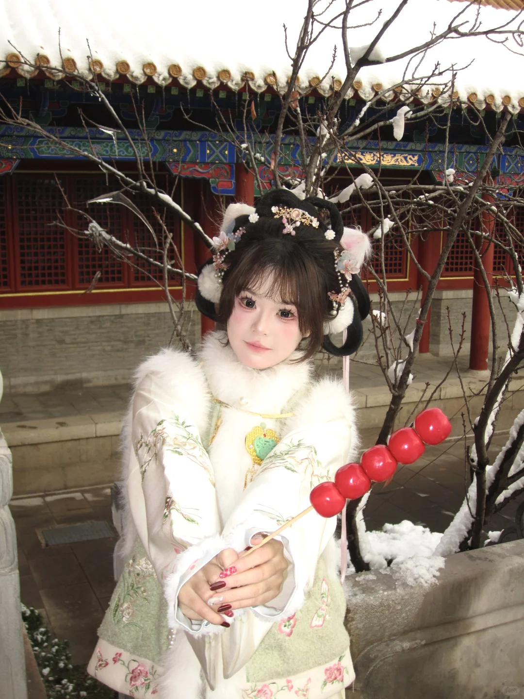 济南陪拍📷女儿心总如水～（阴天初雪版）