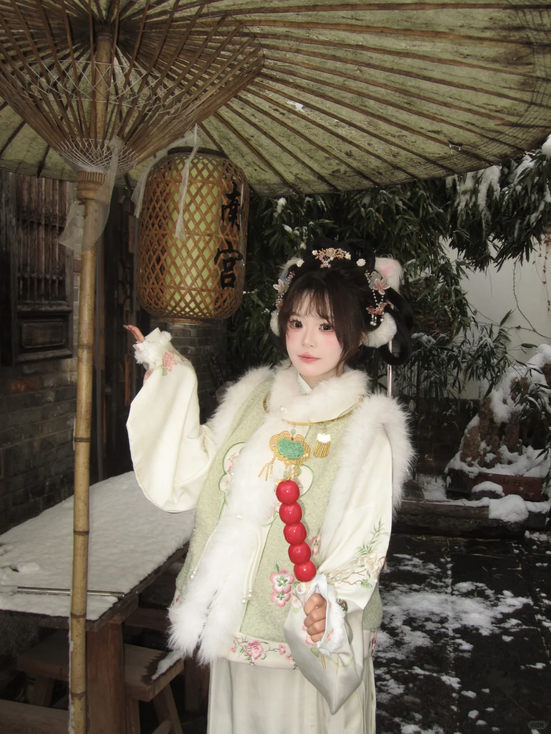 济南陪拍📷女儿心总如水～（阴天初雪版）