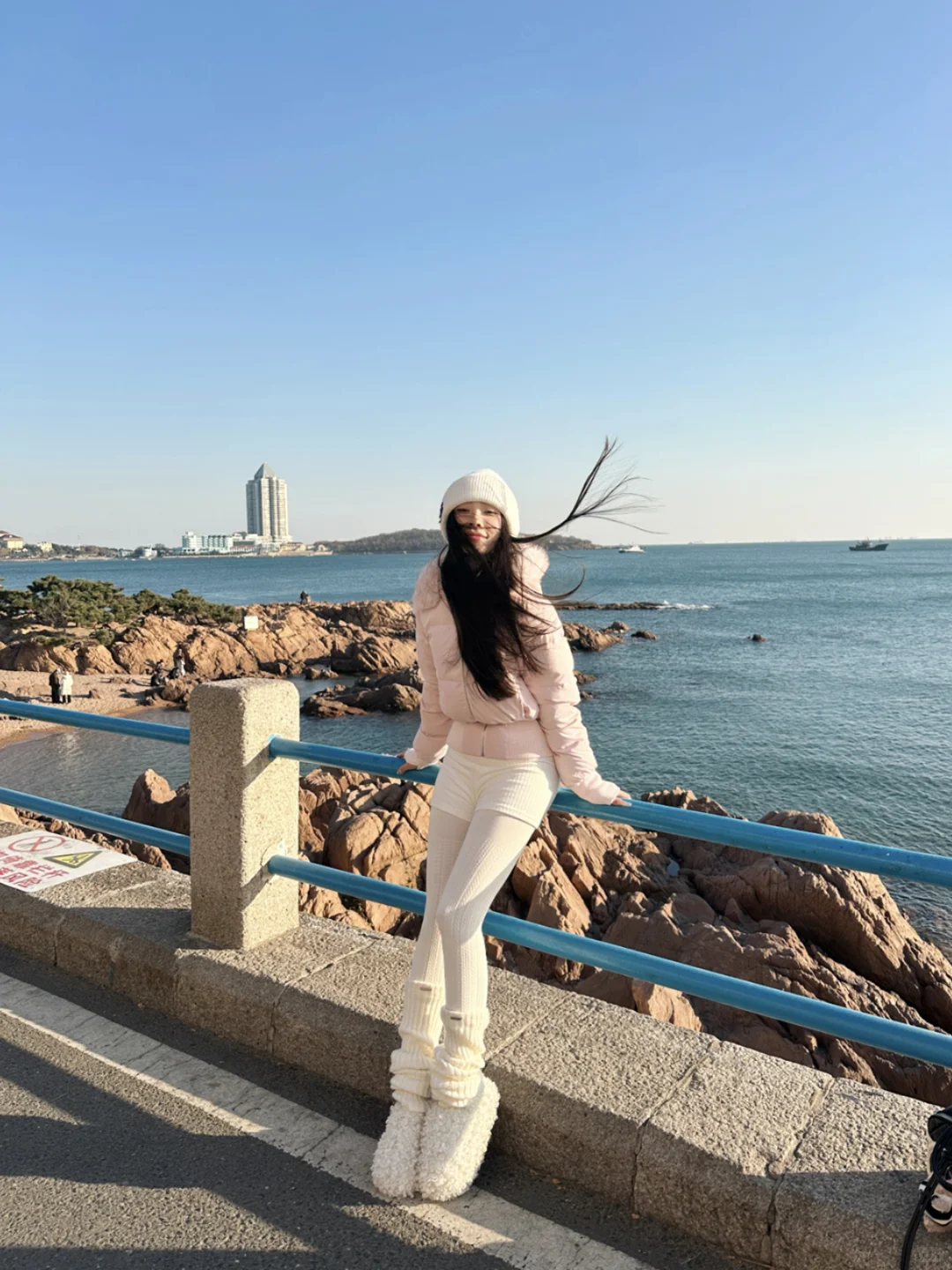 在琴屿路拍了冬天的浪漫海🌊