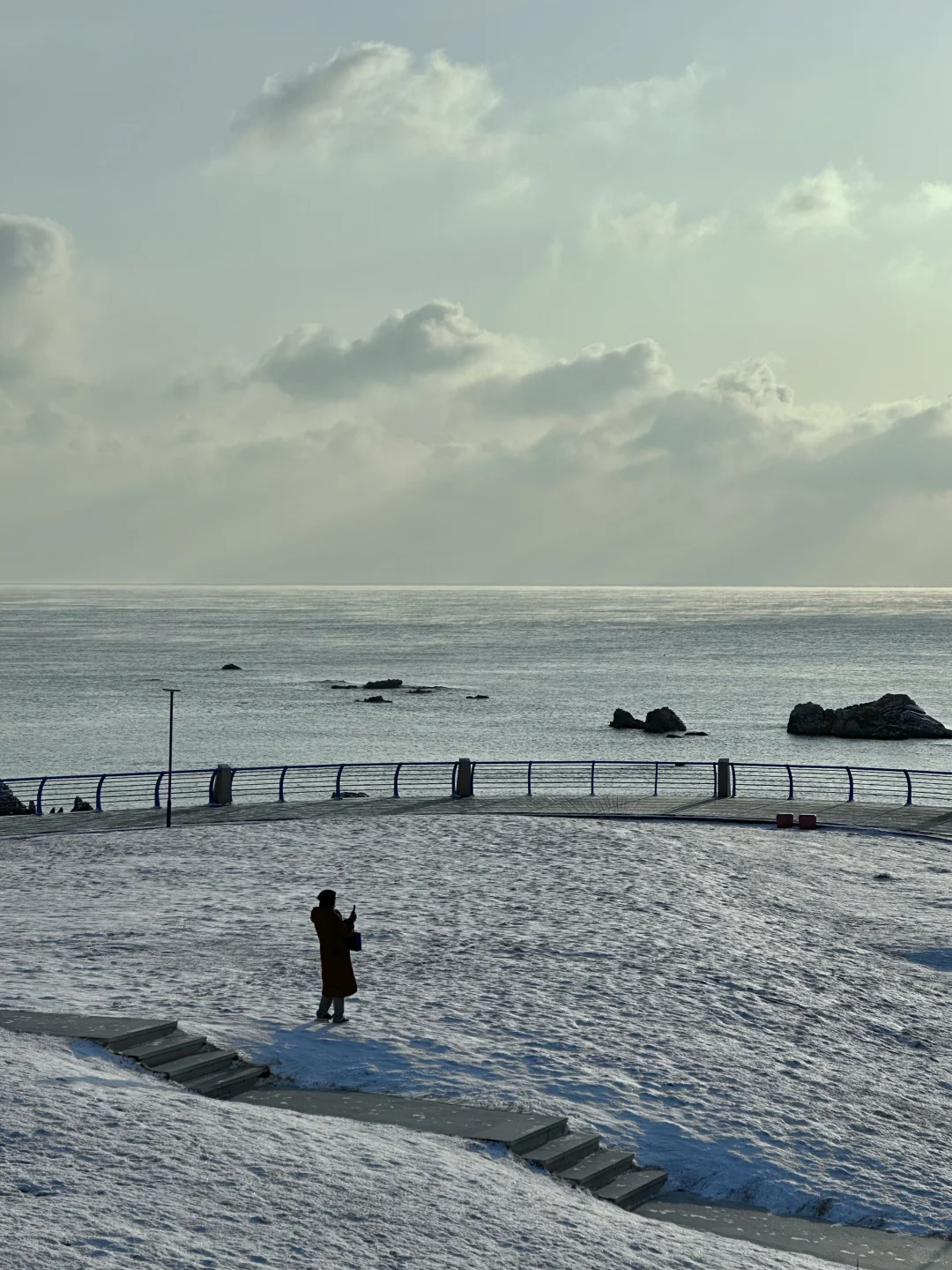 一觉醒来，青岛变成了冰雪世界❄️