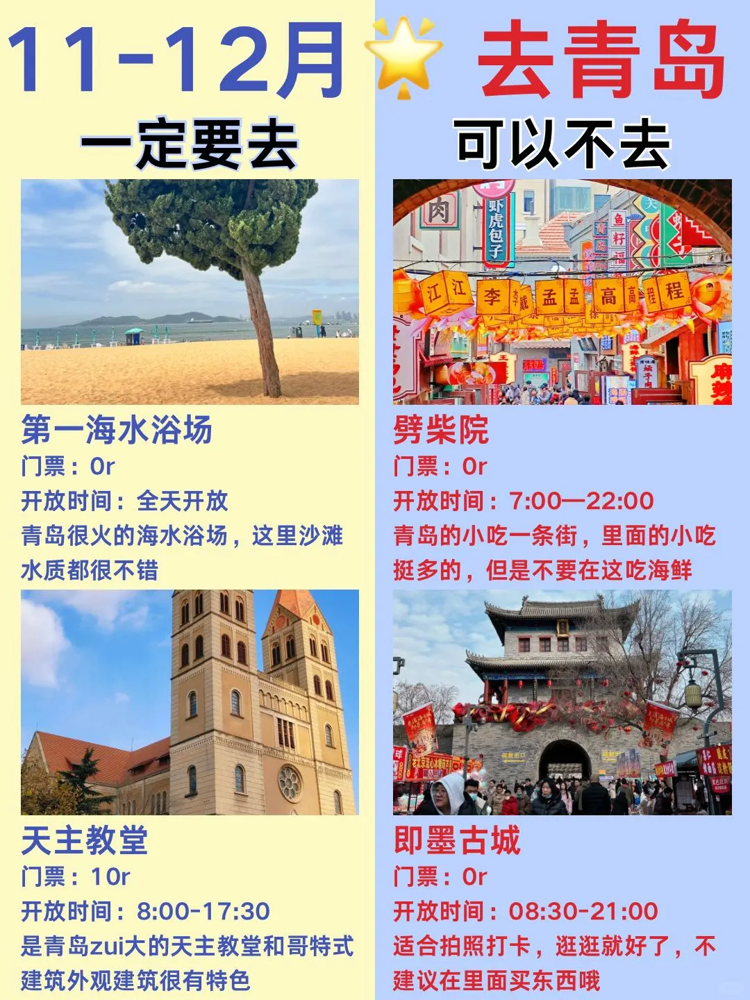 11-12月去青岛旅游保姆级攻略直接拿下💁‍♀️