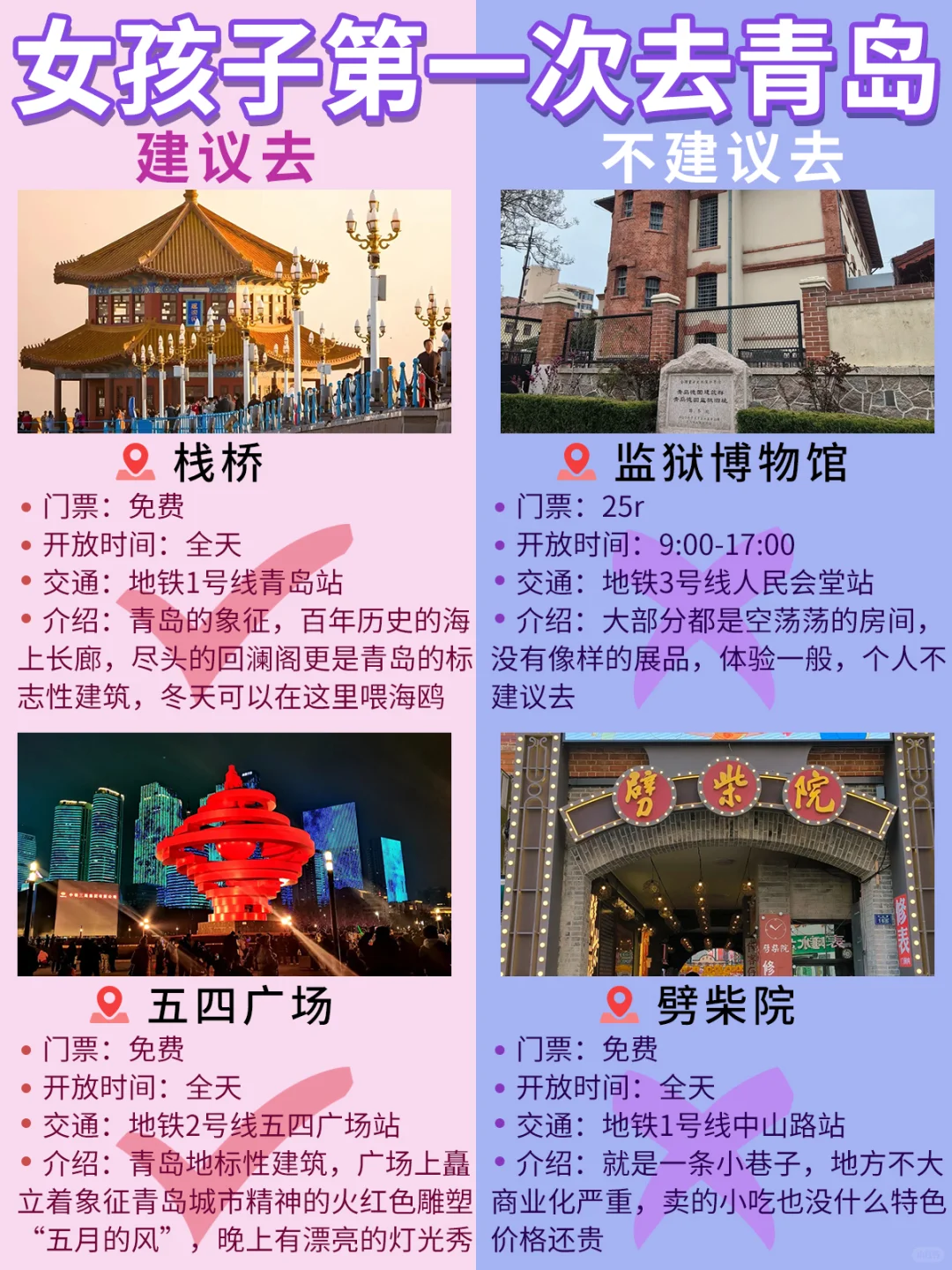 血泪教训😭来青岛前一定要做好攻略