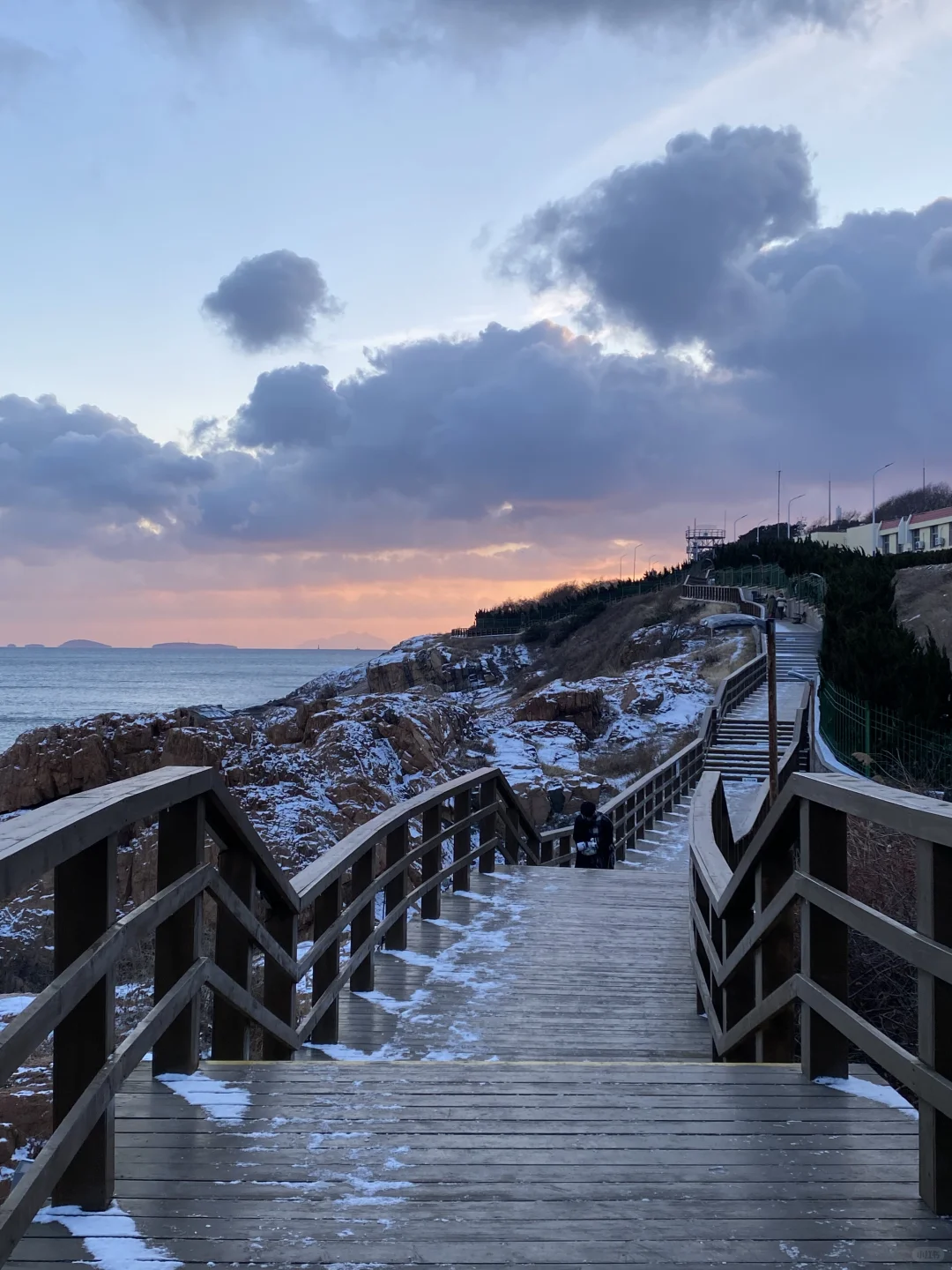 📍雪后的青岛氛围感真的好强！