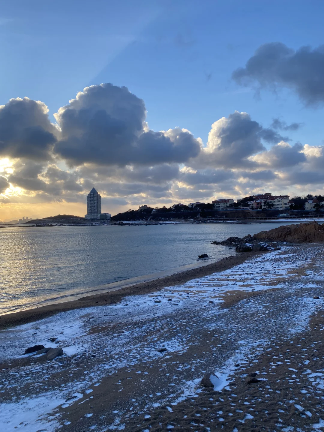 📍雪后的青岛氛围感真的好强！
