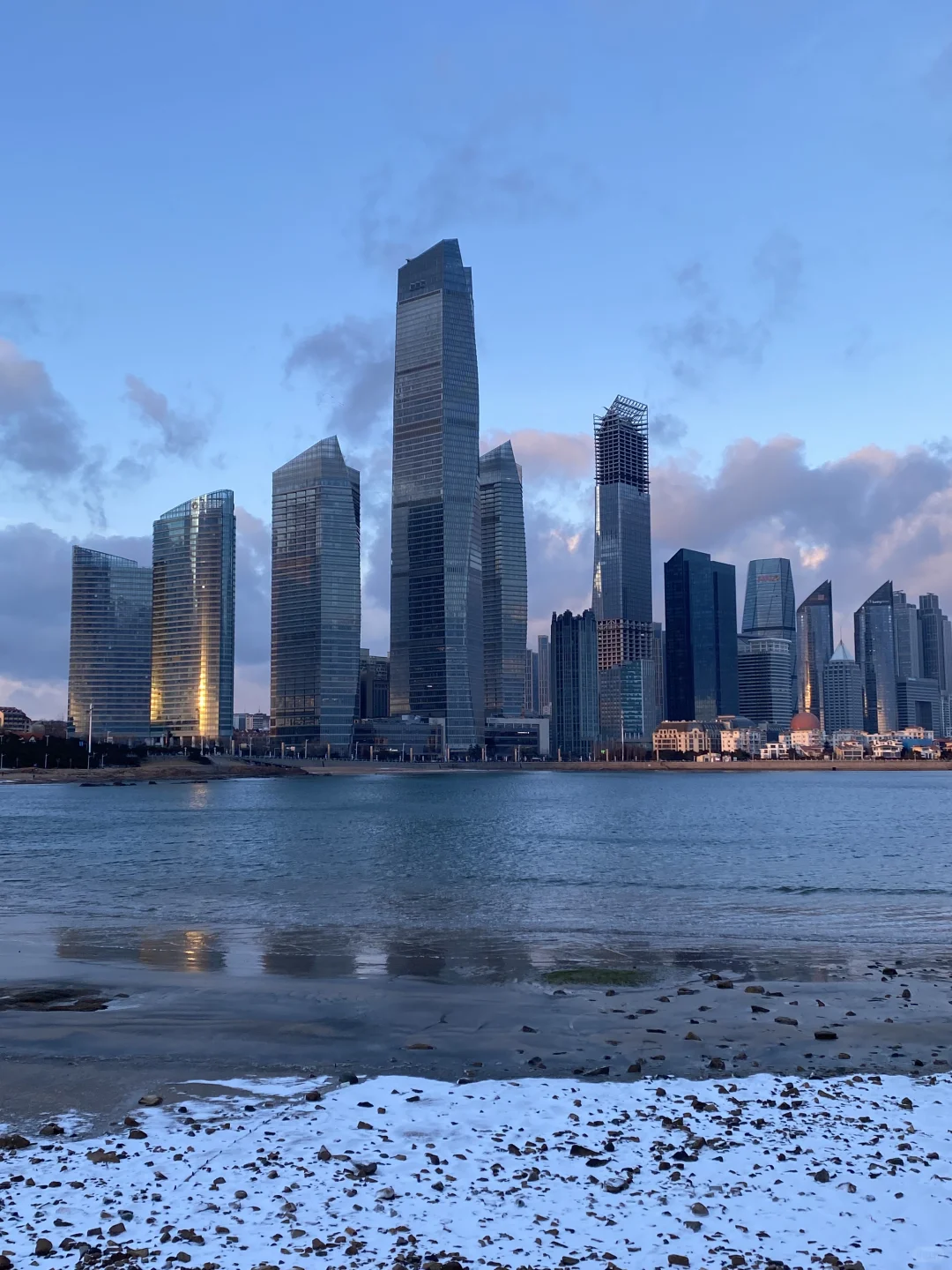 📍雪后的青岛氛围感真的好强！