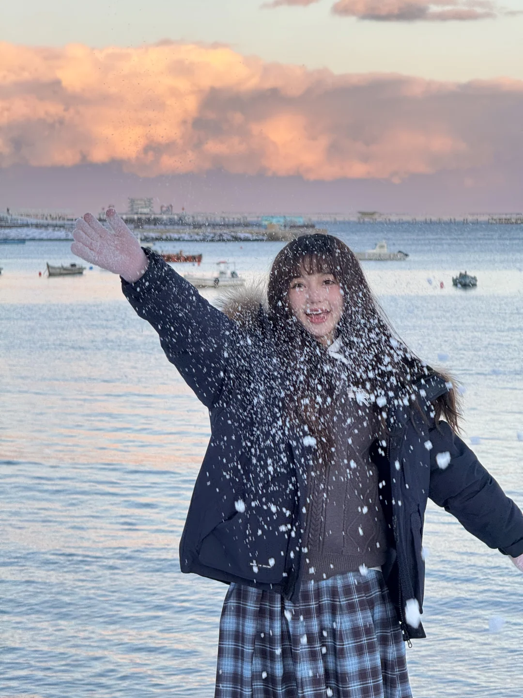 “后来我逢人便说，烟台的冬天有多美❄️”