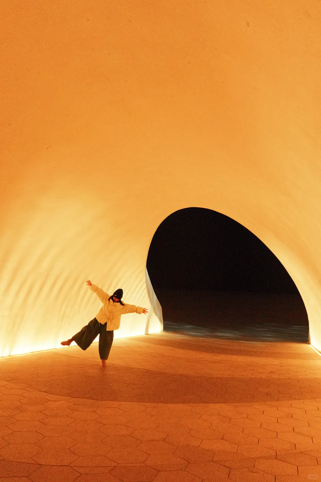 第二次来烟台，被金沙滩的落日美哭了