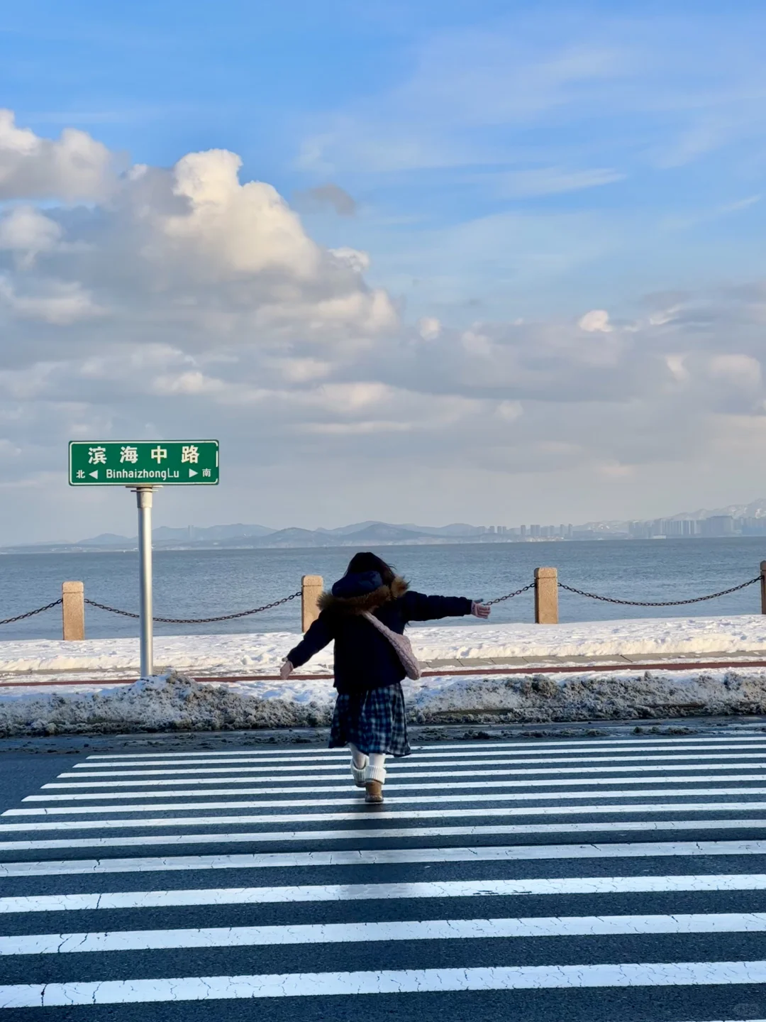 “后来我逢人便说，烟台的冬天有多美❄️”