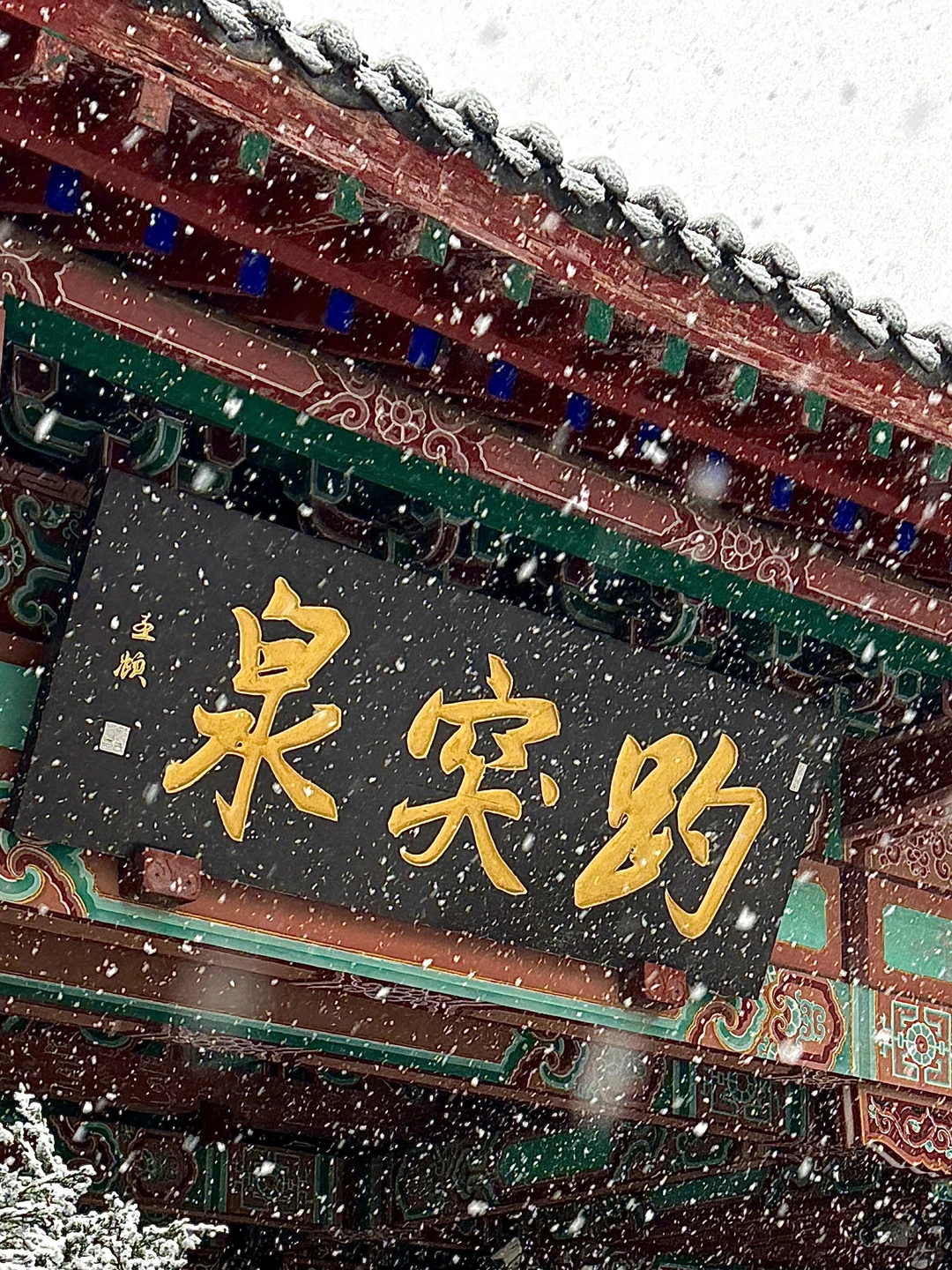 济南12.12实况，暴雪中的趵突泉已经美疯了….