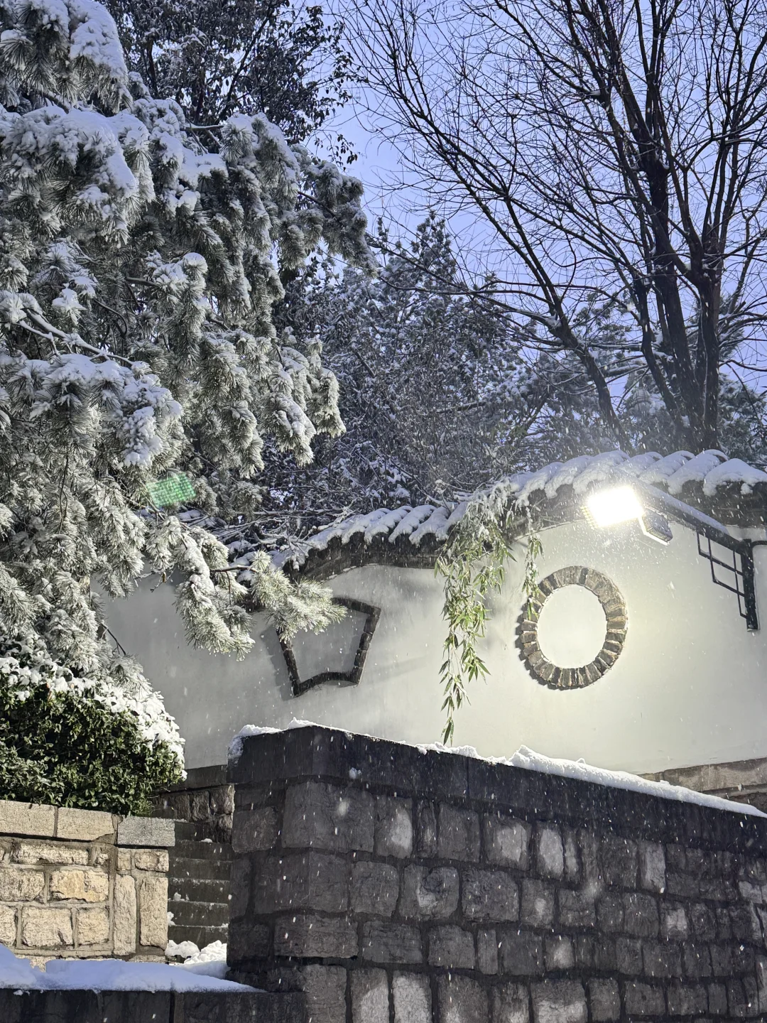 12.13实况！暴雪中的济南杀疯了！美哭😭😭😭