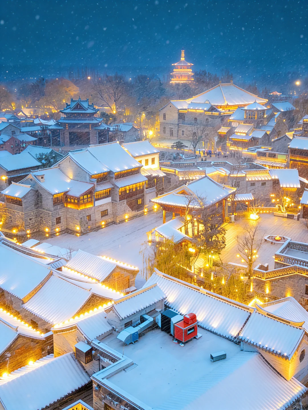 老舍没骗我❗️下雪的济南真的美疯了‼️‼️