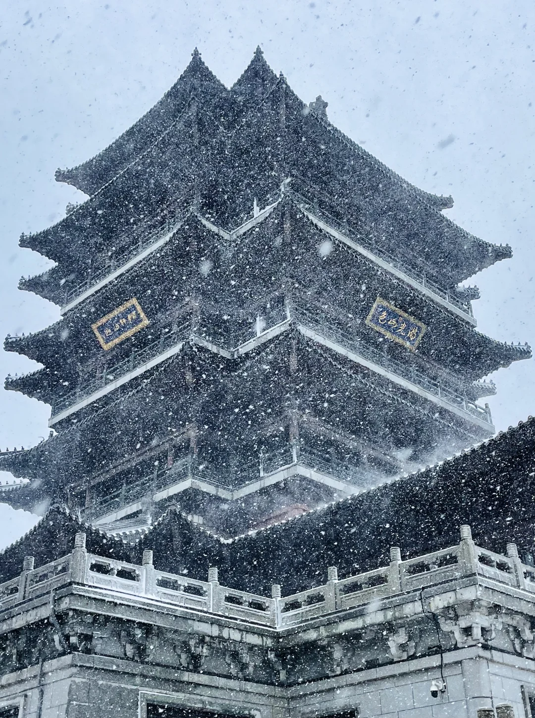 暴雪中的济南府已经美到了next level