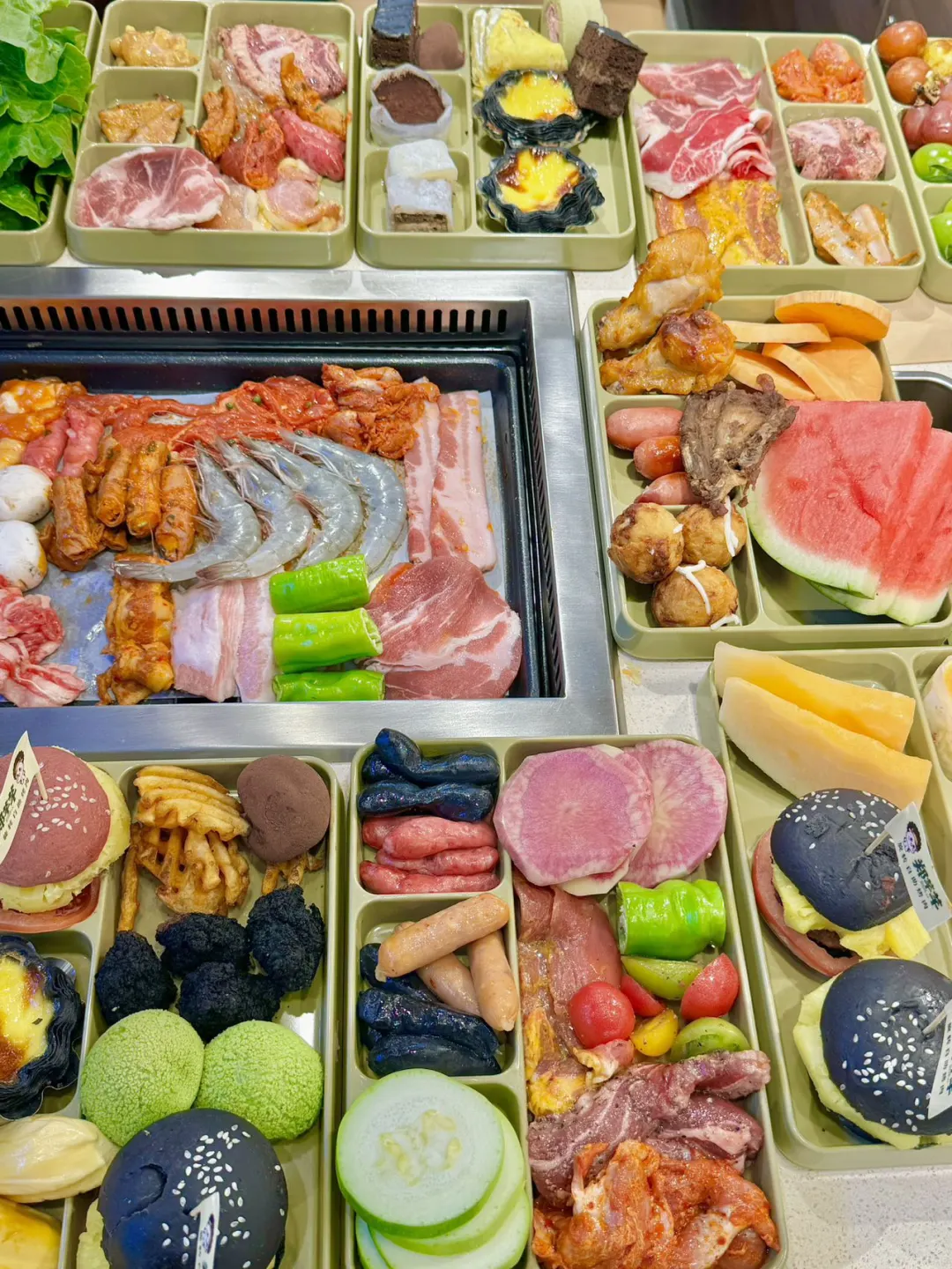 济南的！新开的！旋转自助烤肉！！！