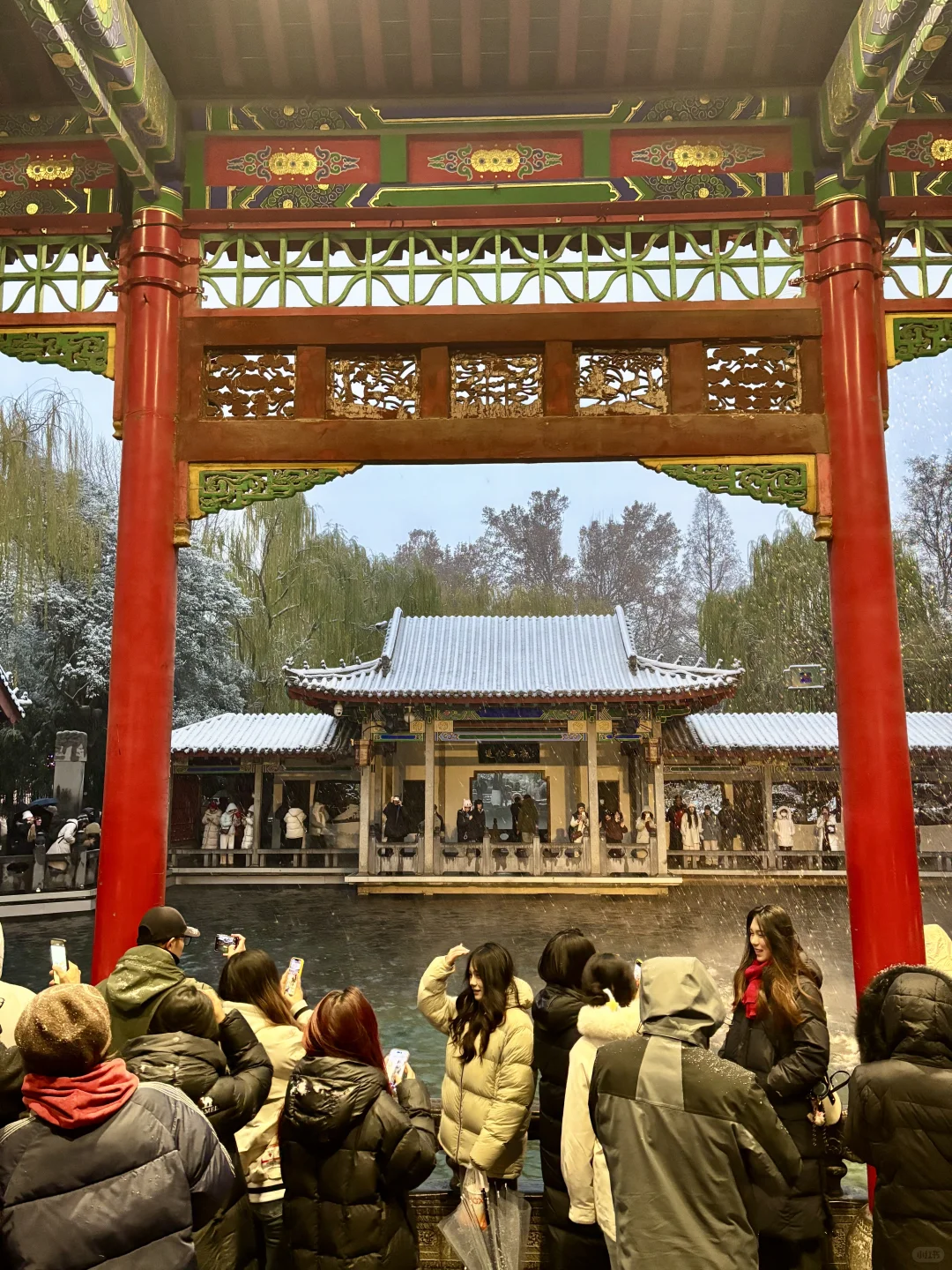 12.12趵突泉live❄️济南的初雪如约而至