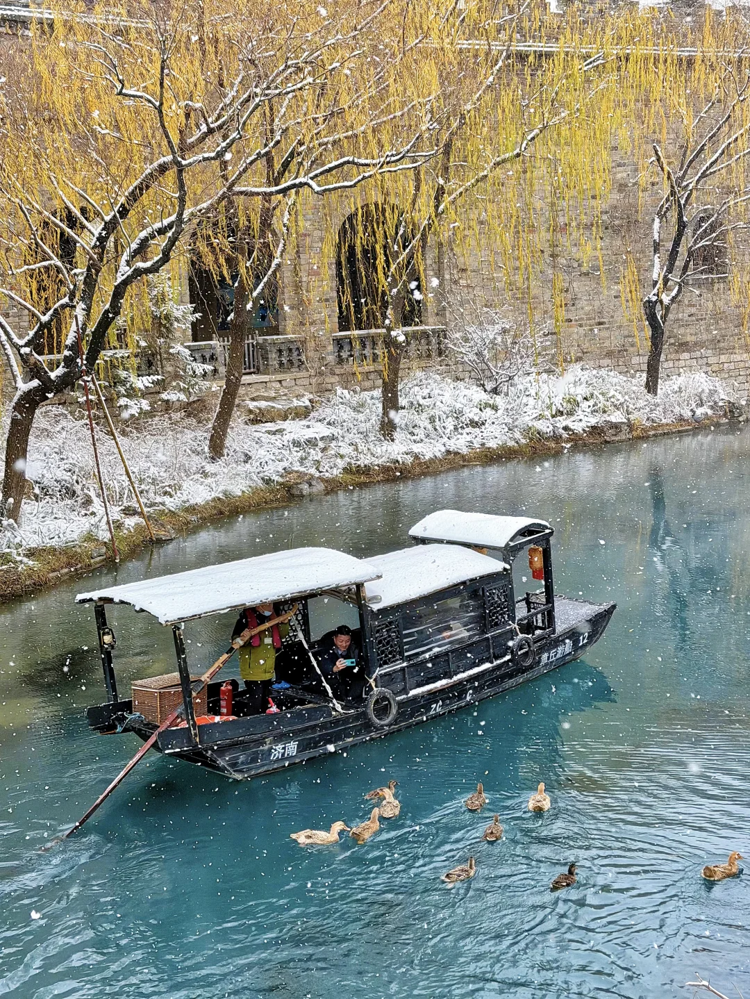 老舍没骗我❗️下雪的济南真的美疯了‼️‼️