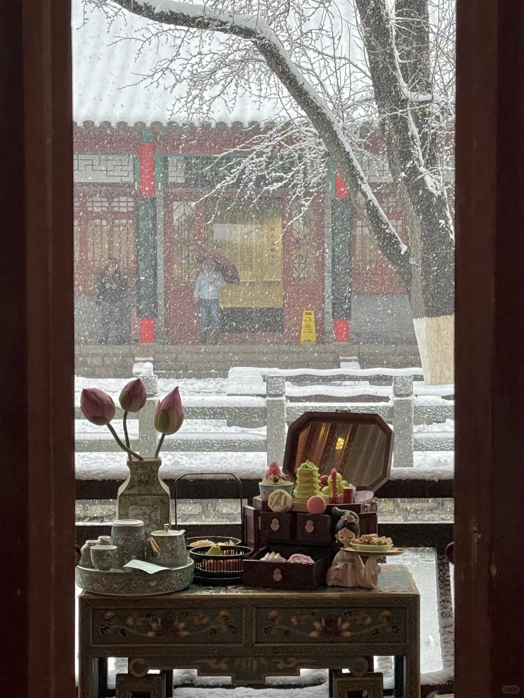 济南12.13实况，暴雪中的大明湖已经美疯了….