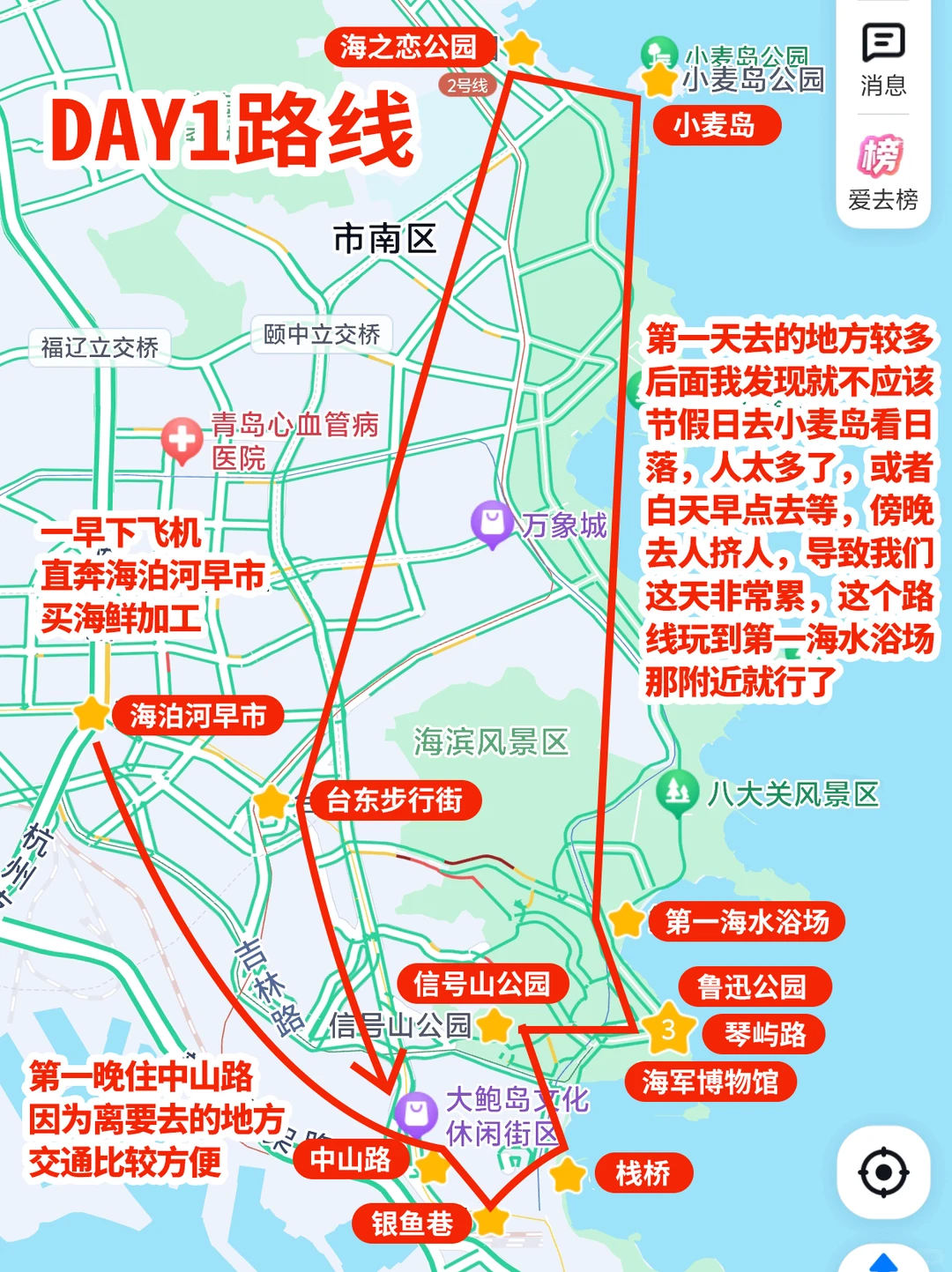 青岛🌊3天2晚特种兵