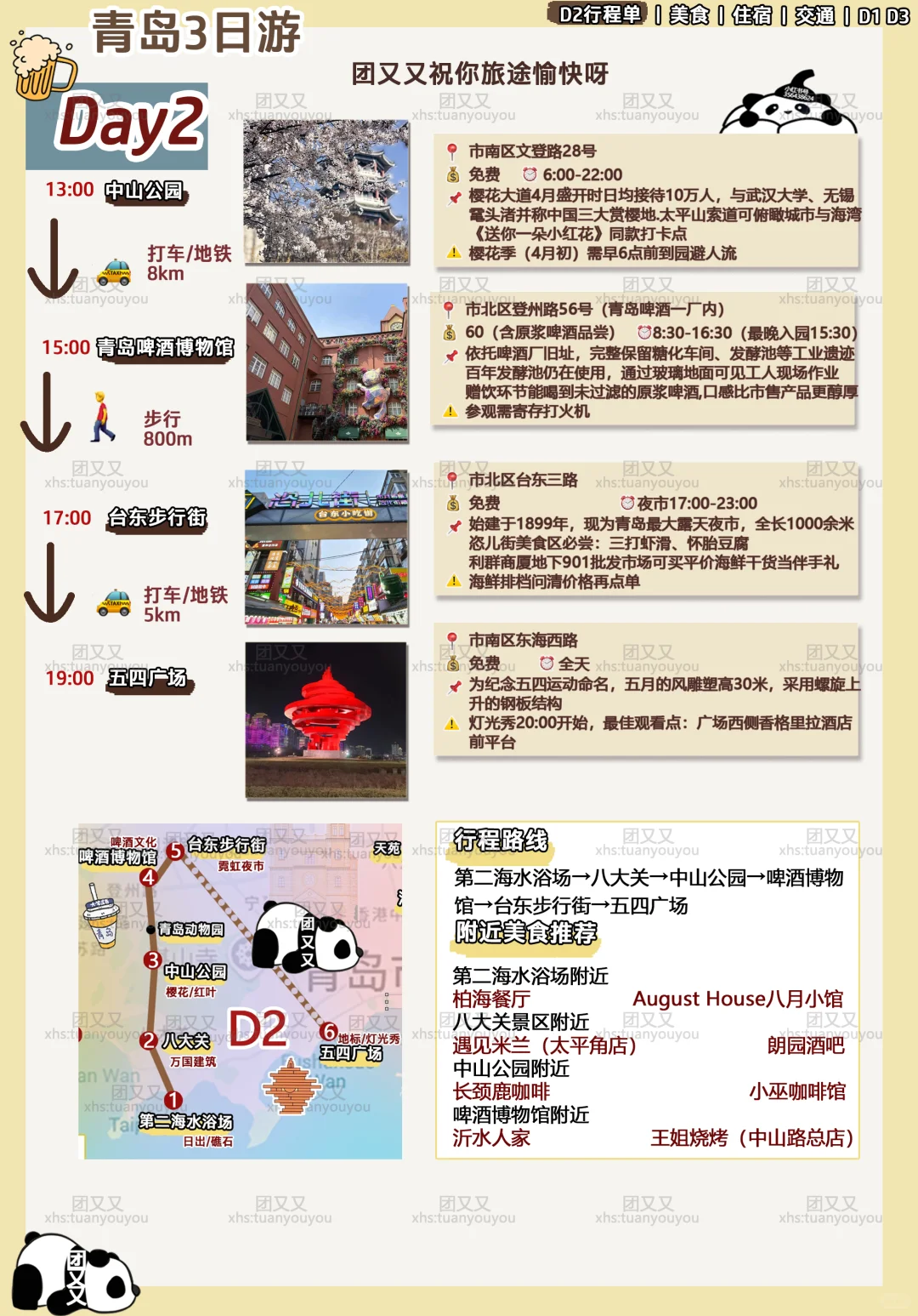 青岛🌊很全+避雷‼️3日游旅游攻略（附行程单