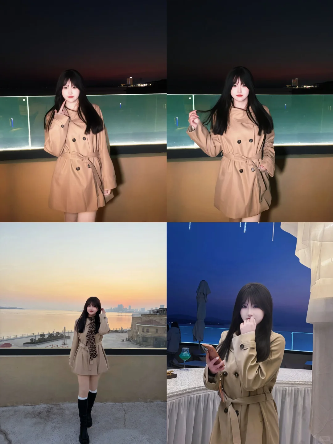 青岛陪拍｜定格海边日落的氛围感