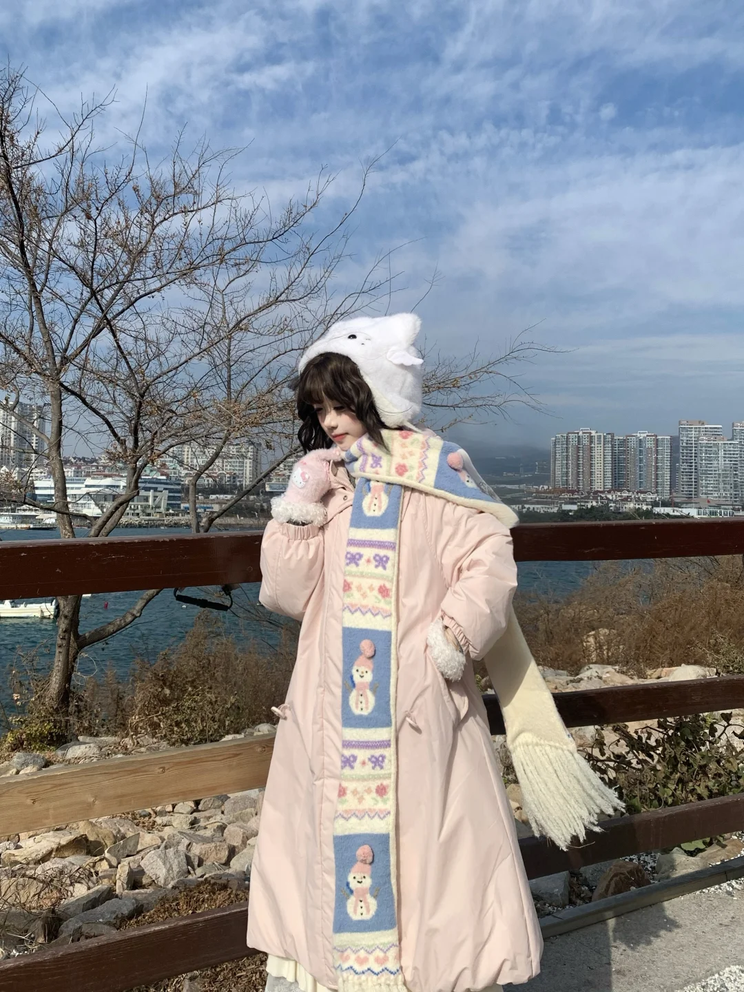 秋冬不露腿穿搭合集🌊青岛好美～下次还来！