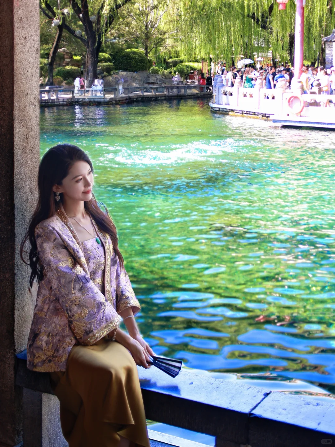 入秋后的济南好美🩵 （趵突泉绝美隐藏机位）