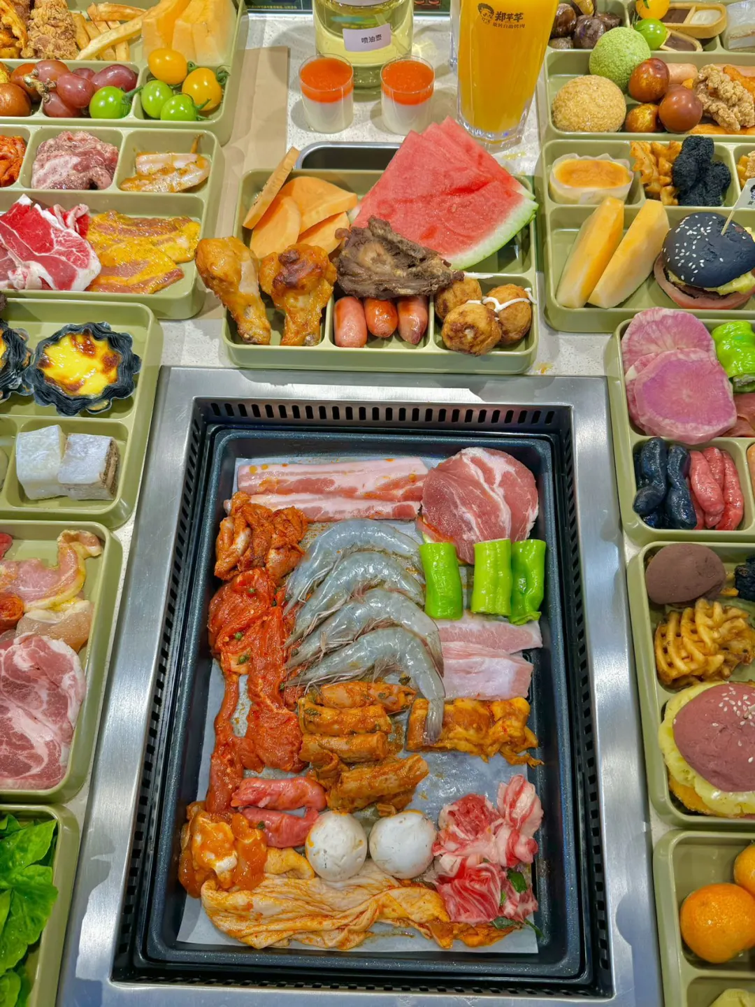 济南的！新开的！旋转自助烤肉！！！