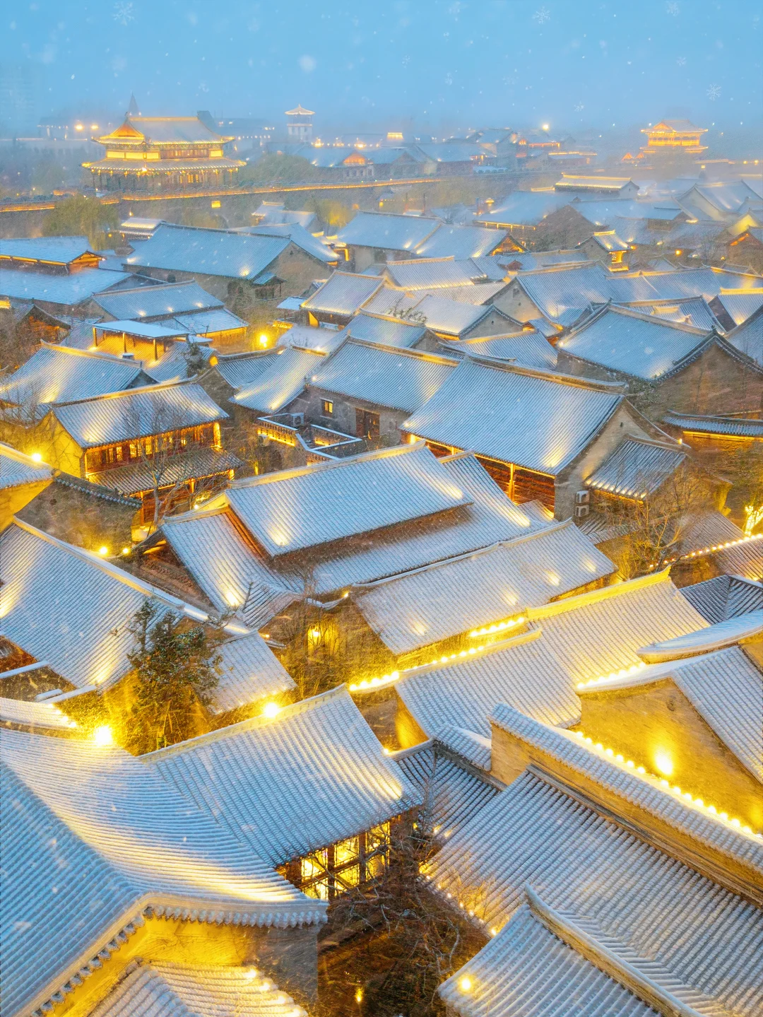 老舍没骗我❗️下雪的济南真的美疯了‼️‼️