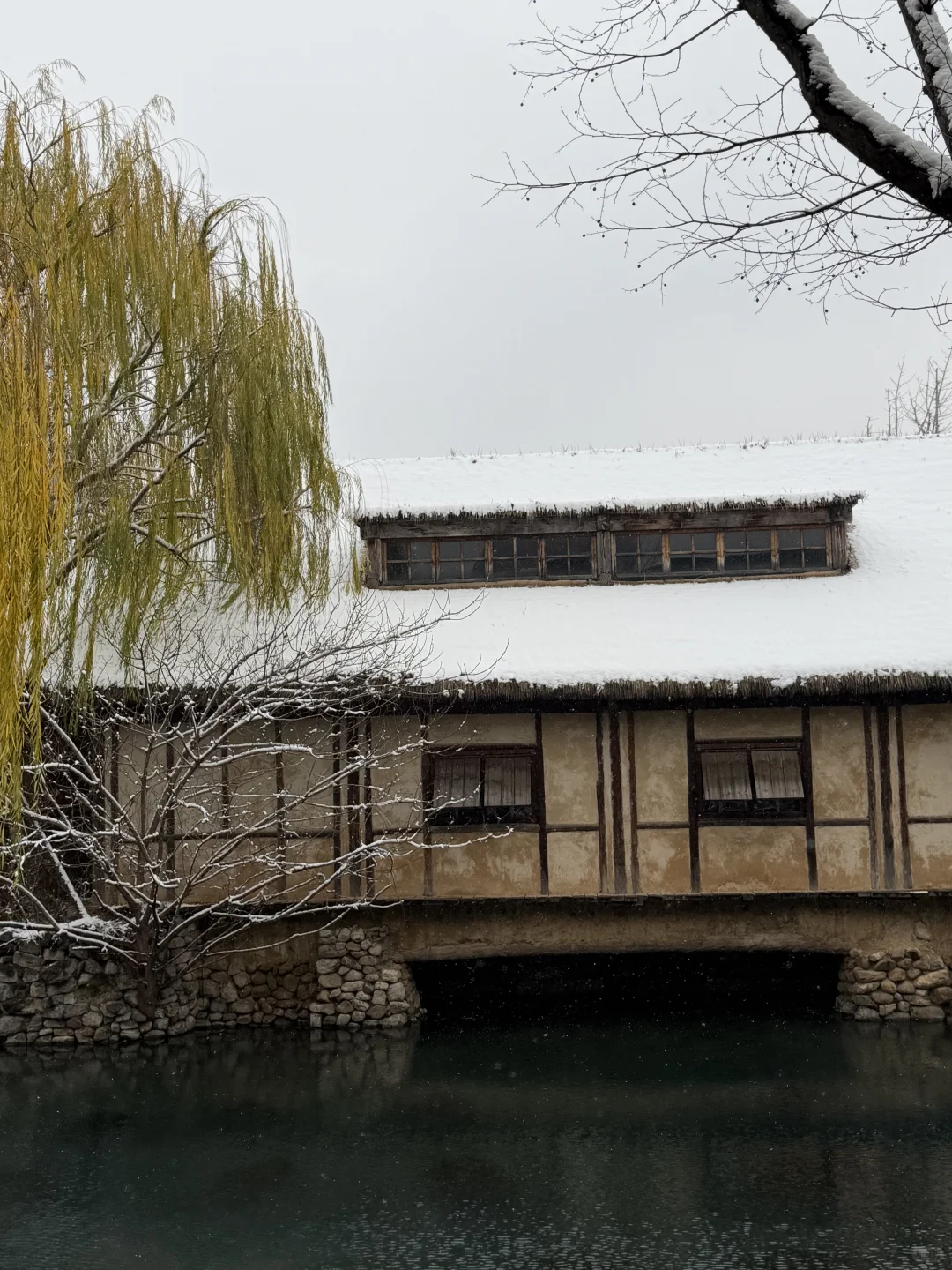 12.13实况！！雪后的明水古城美哭了！！