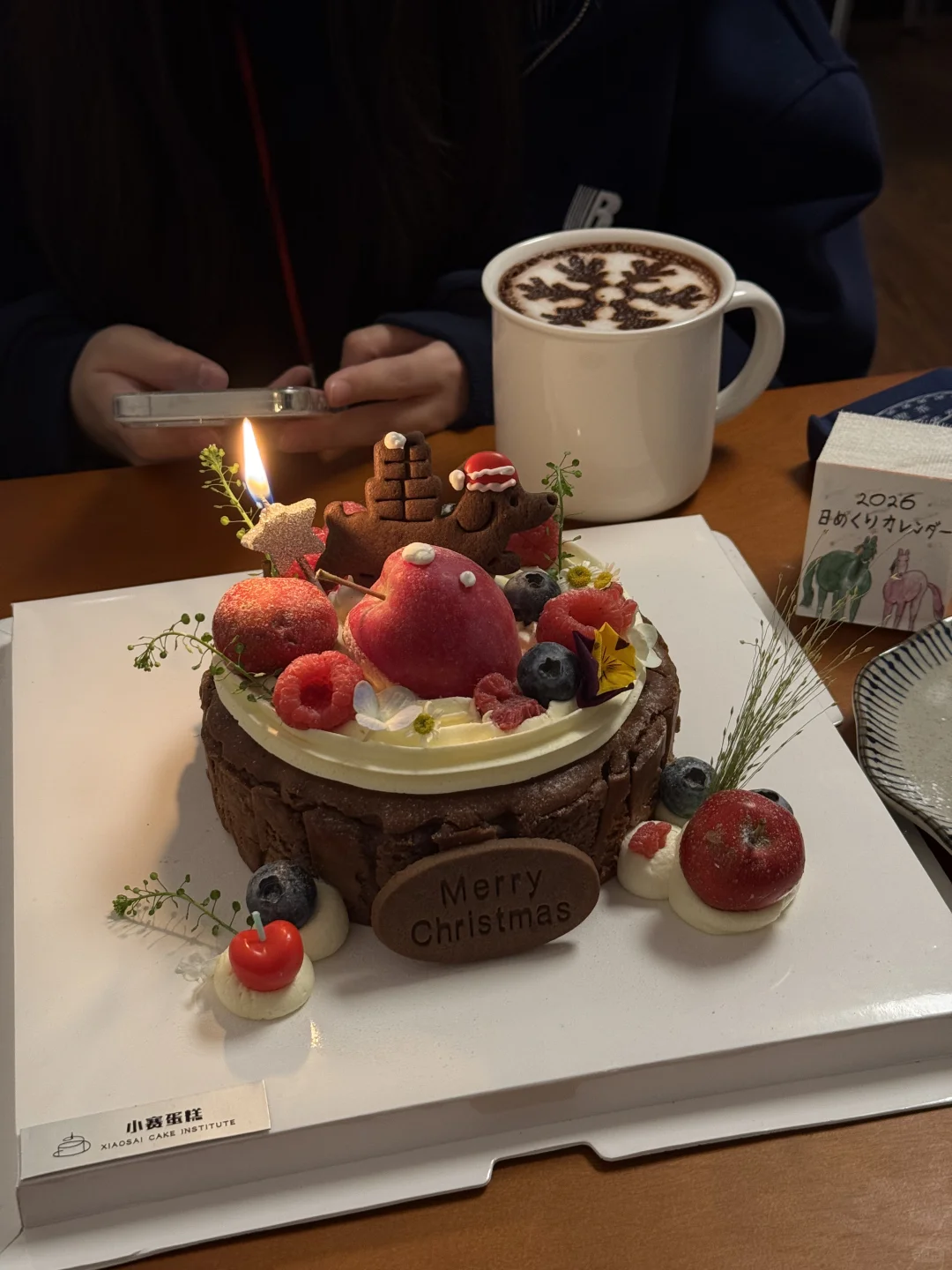 在济南提前过圣诞With my sis 🫶🏻🎂😋